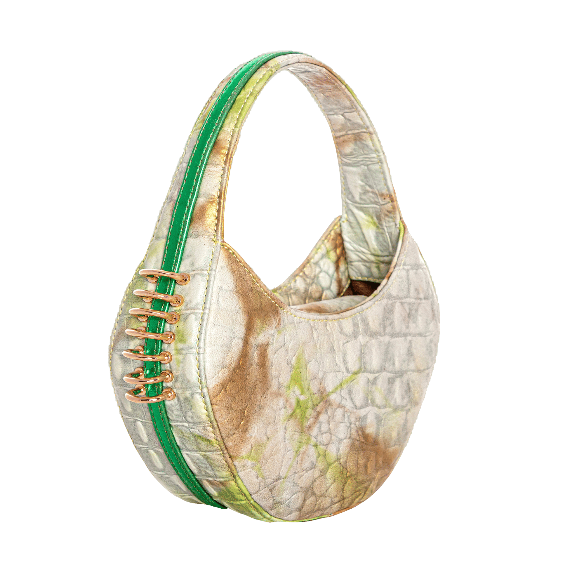 Jari'aa - Pistachio - Half Moon Bag made by ALIEL