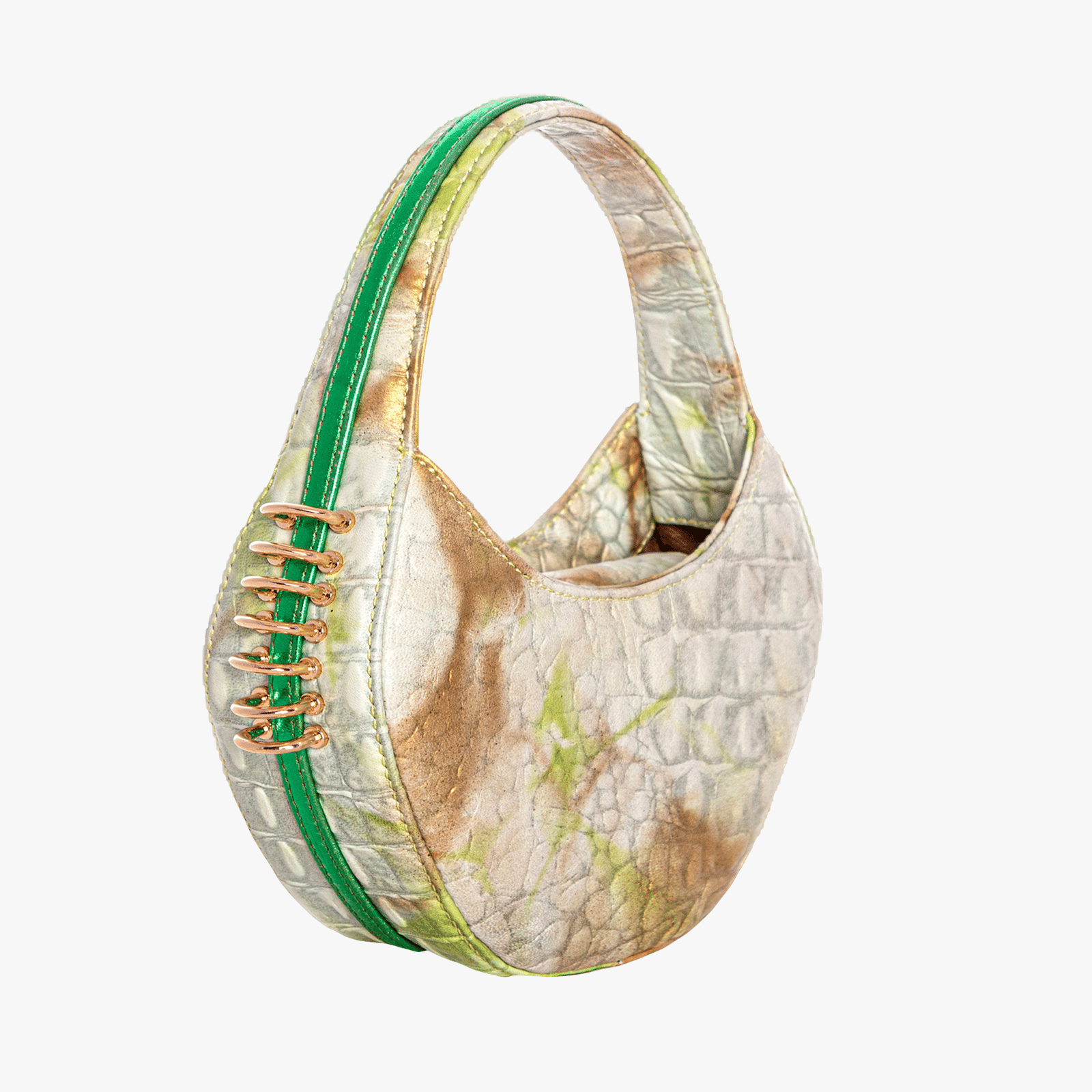 Jari'aa - Pistachio - Half Moon Bag made by ALIEL