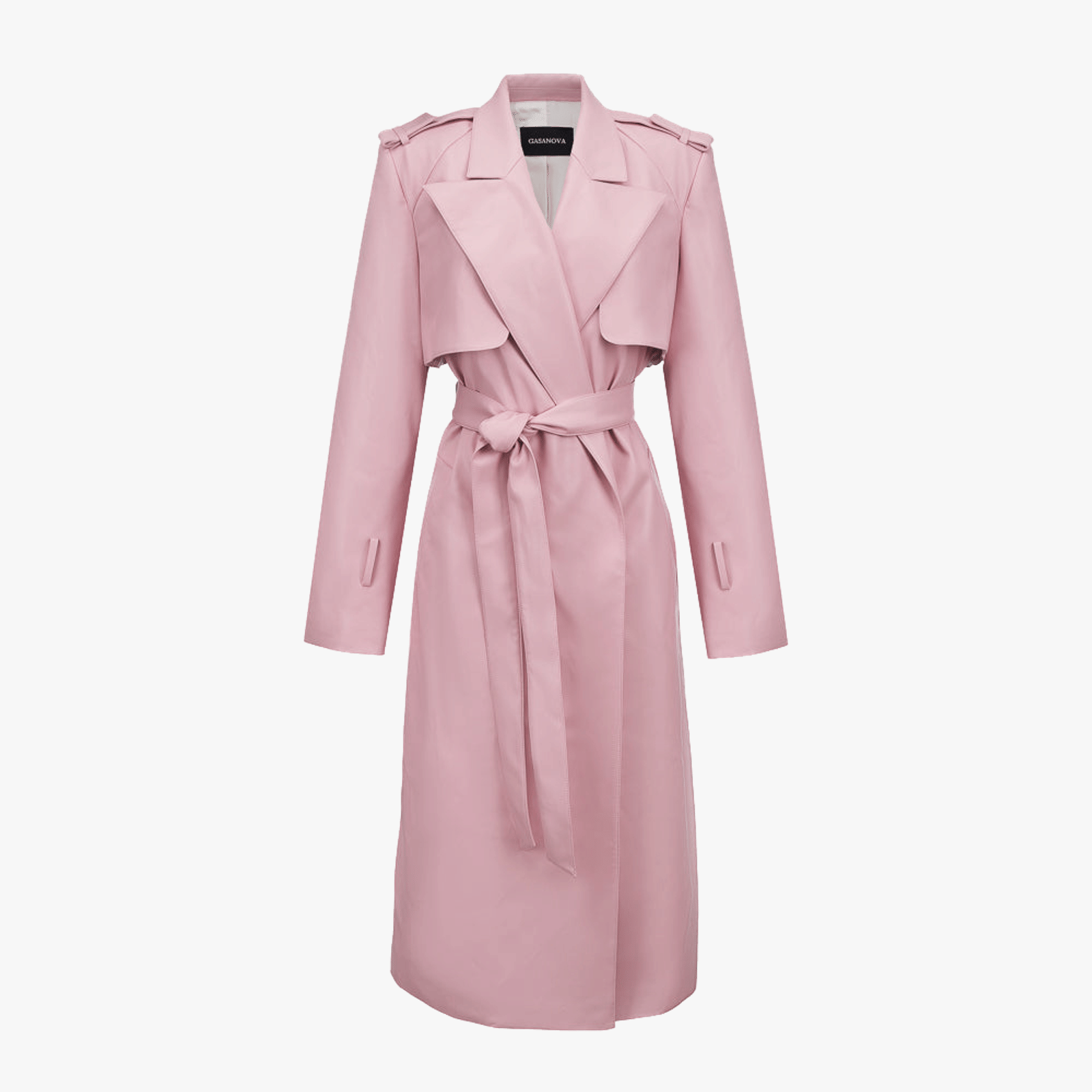 Eco-leather Trench made by Gasanova