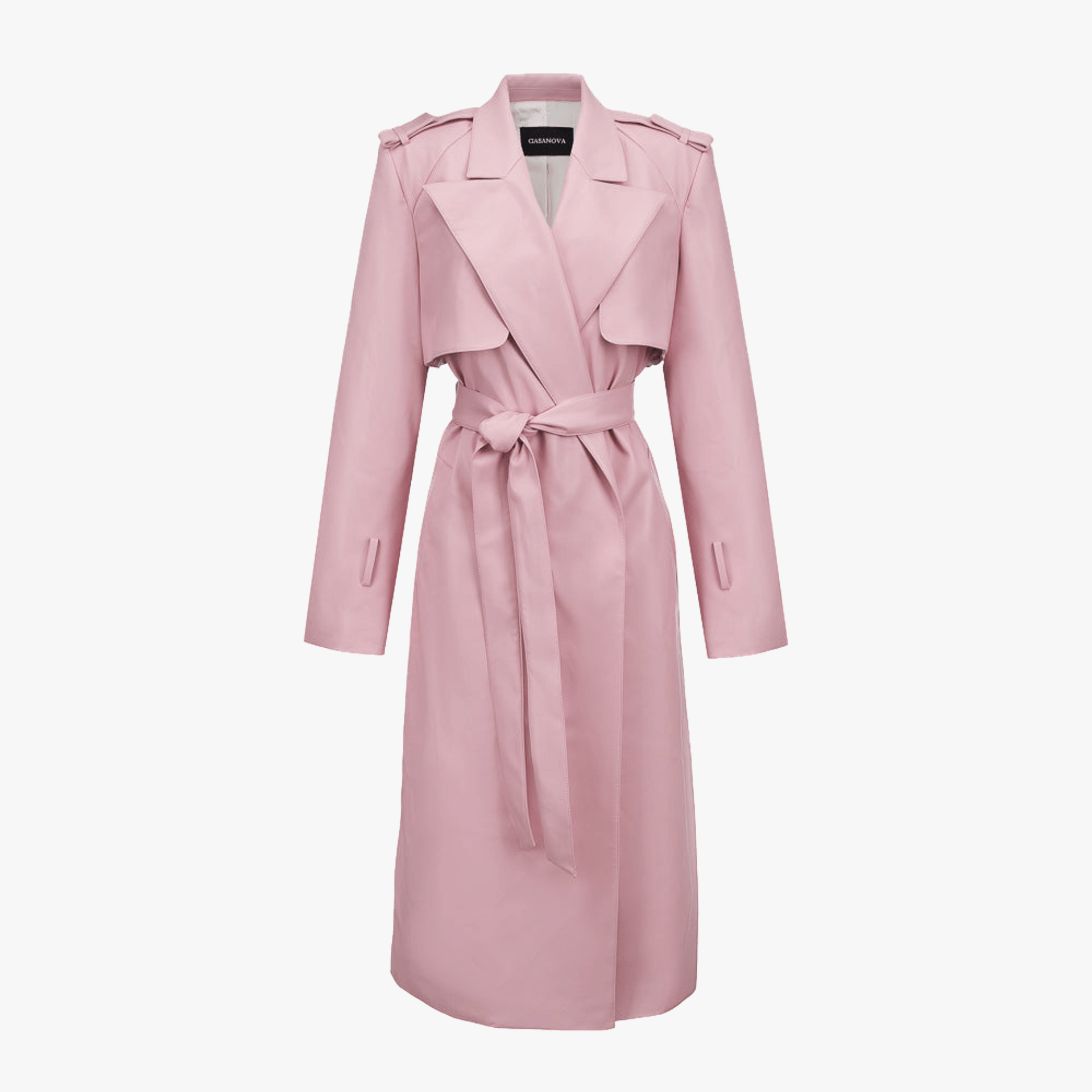 Eco-leather Trench made by Gasanova