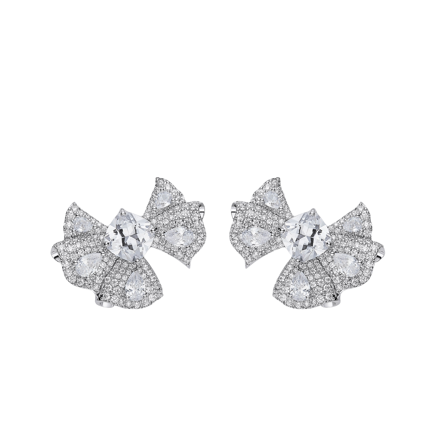 Eva Tassel Earrings in White made by Nana Jacqueline