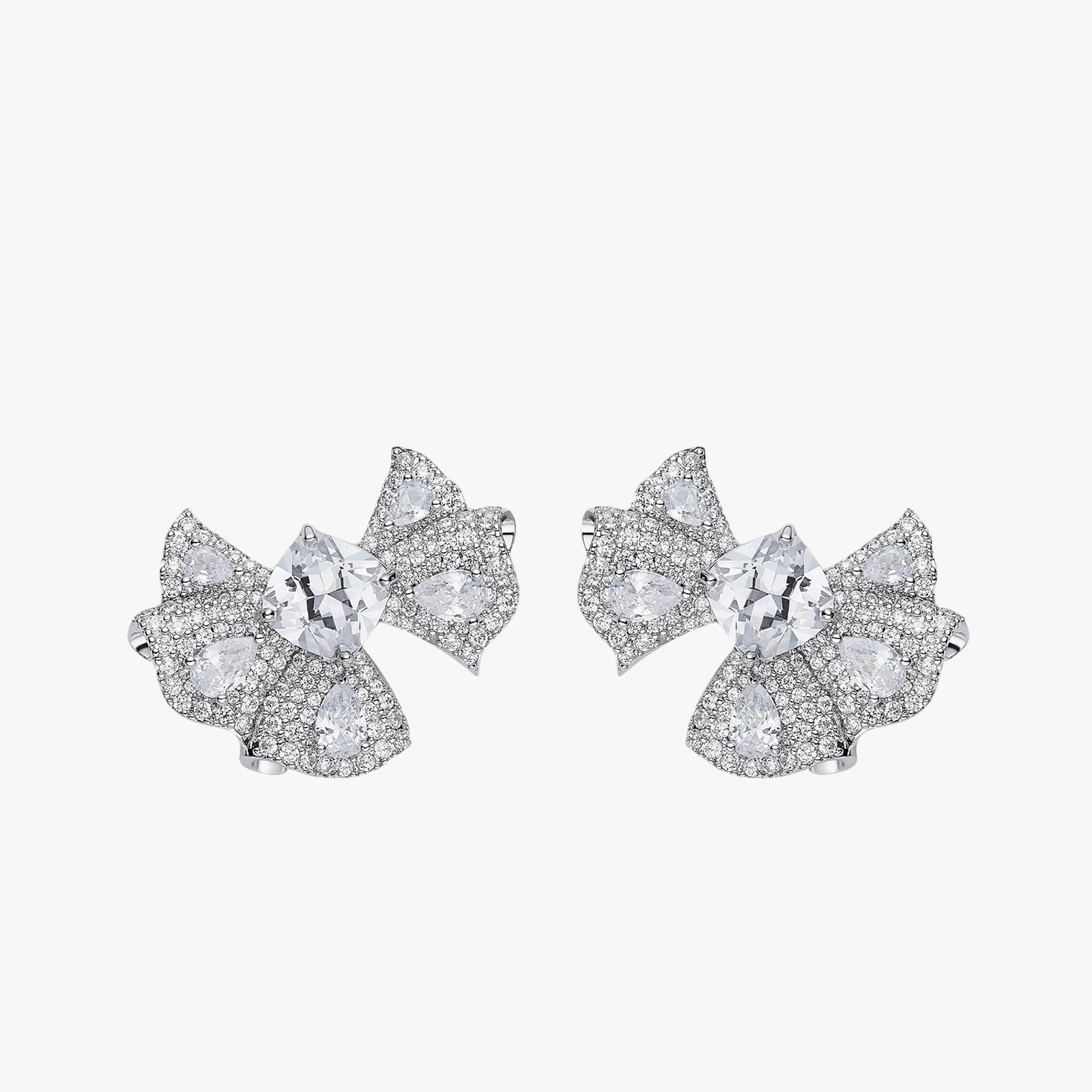 Eva Tassel Earrings in White made by Nana Jacqueline