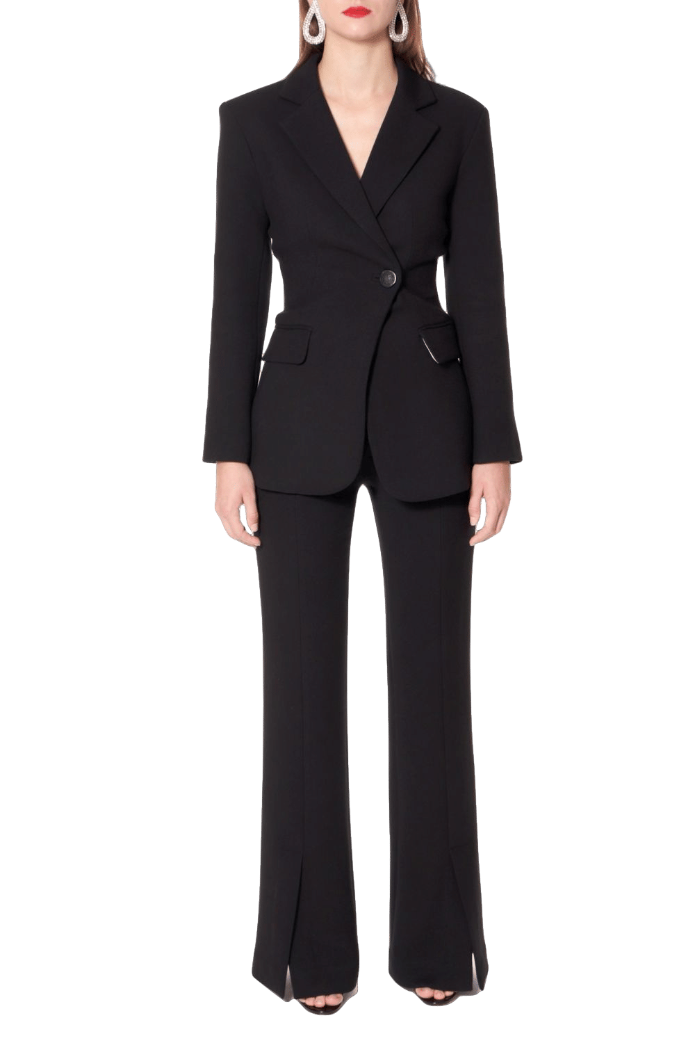 Blazer Isabella Designer Black in Black made by HALEWSKI