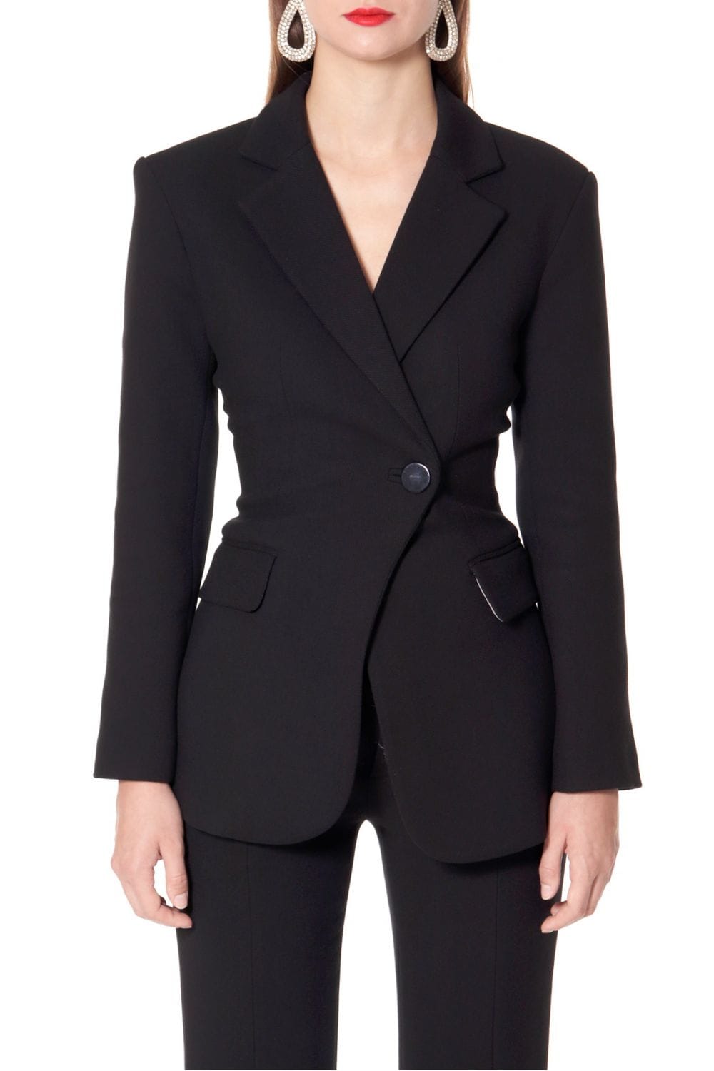Blazer Isabella Designer Black in Black made by HALEWSKI