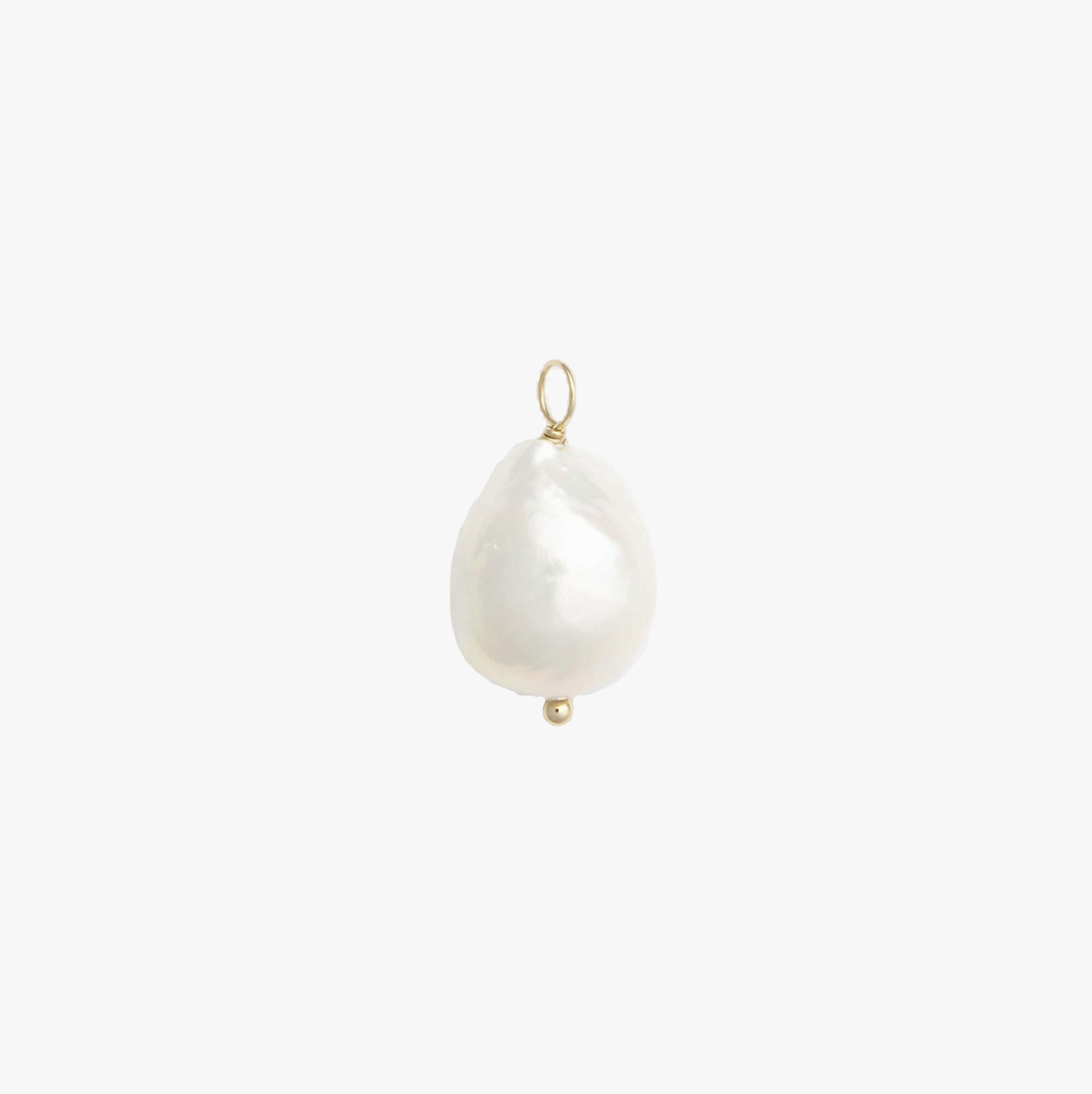 PEARL PENDANT - WHITE GOLD made by ENNUI