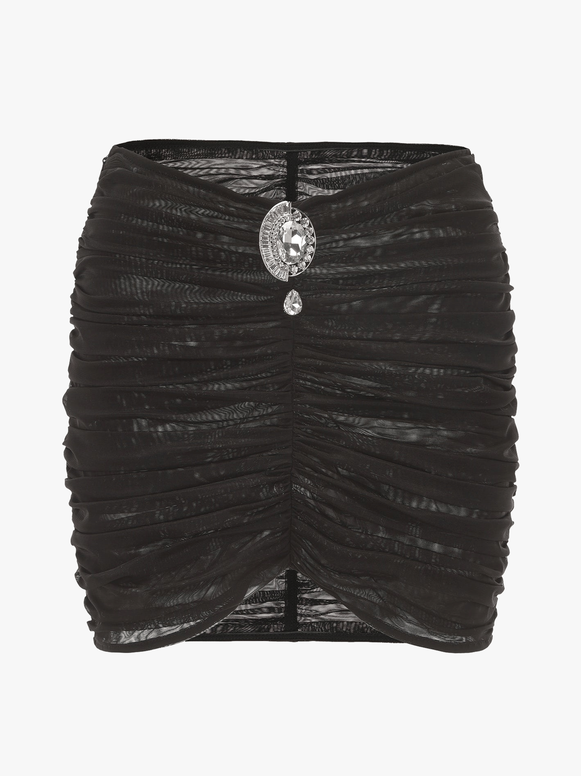 Gabrielle Mesh Skirt (Black) made by Nana Jacqueline