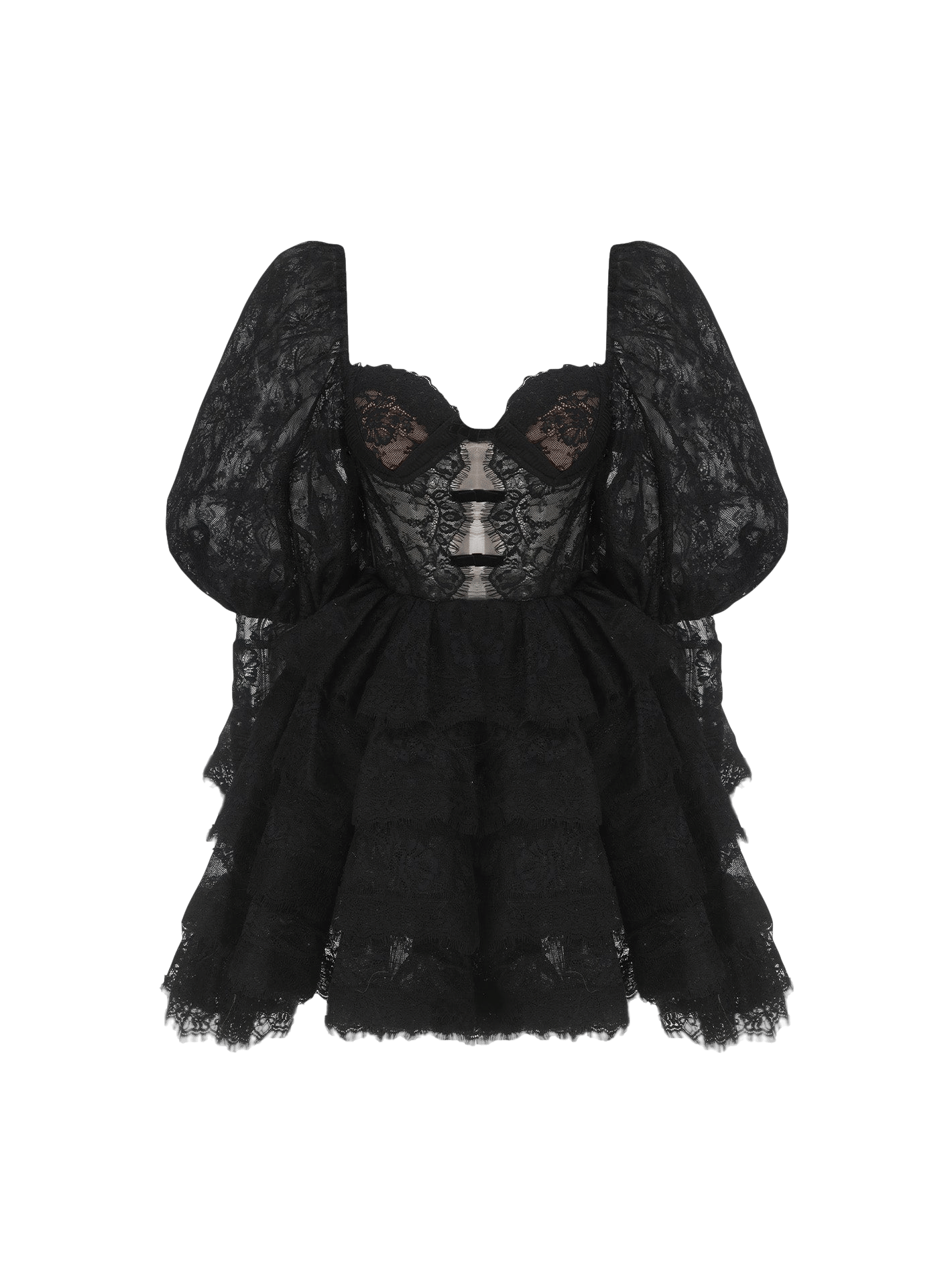 Penelope Lace Dress (Black) made by Nana Jacqueline