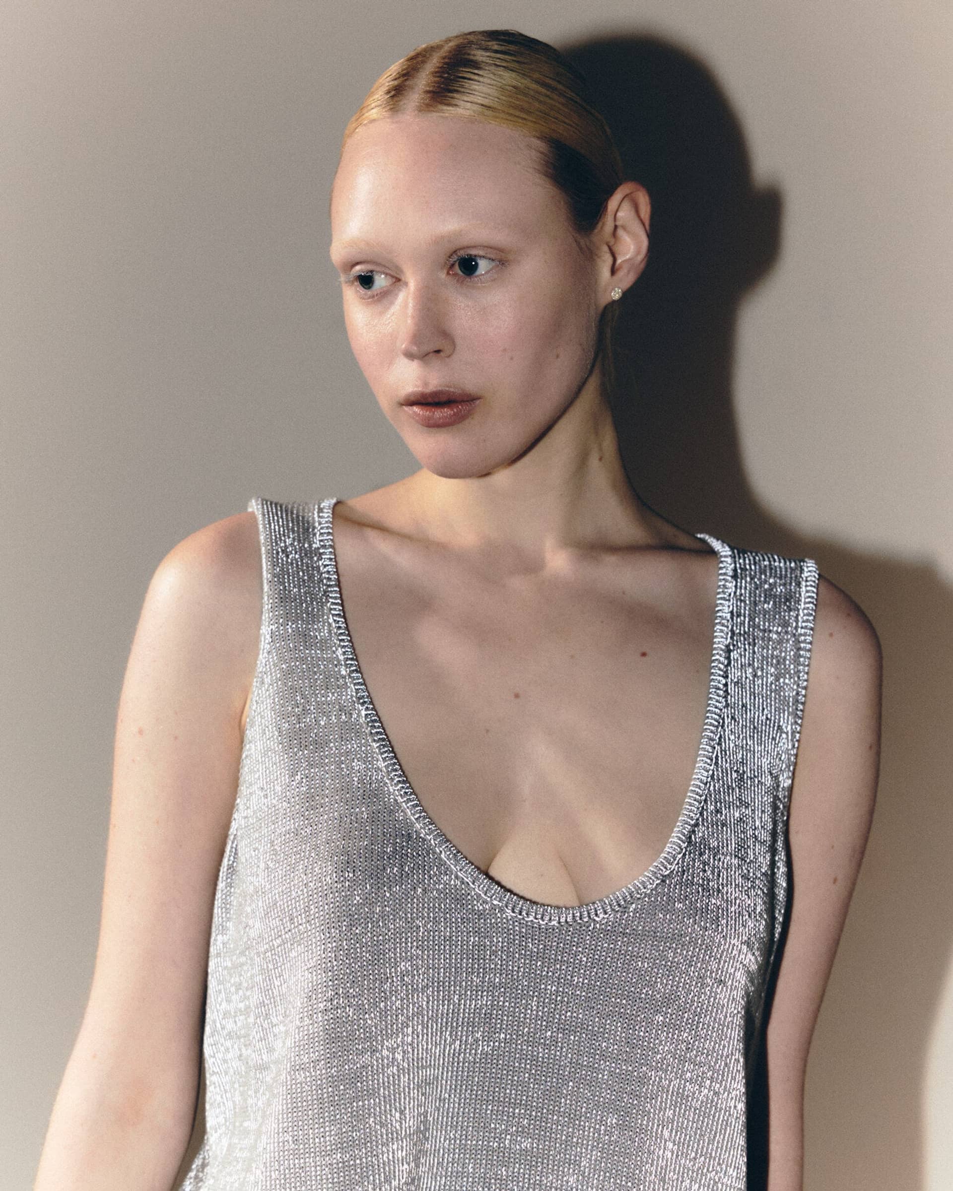 Reflective top made by KNITEL