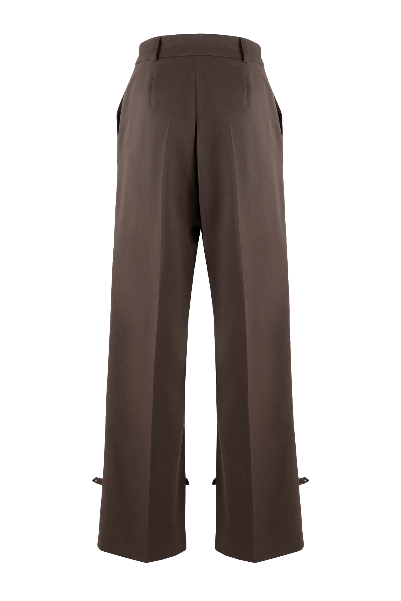 ELEGANT TROUSERS, FASTENED AT THE BOTTOM made by BENU Studio