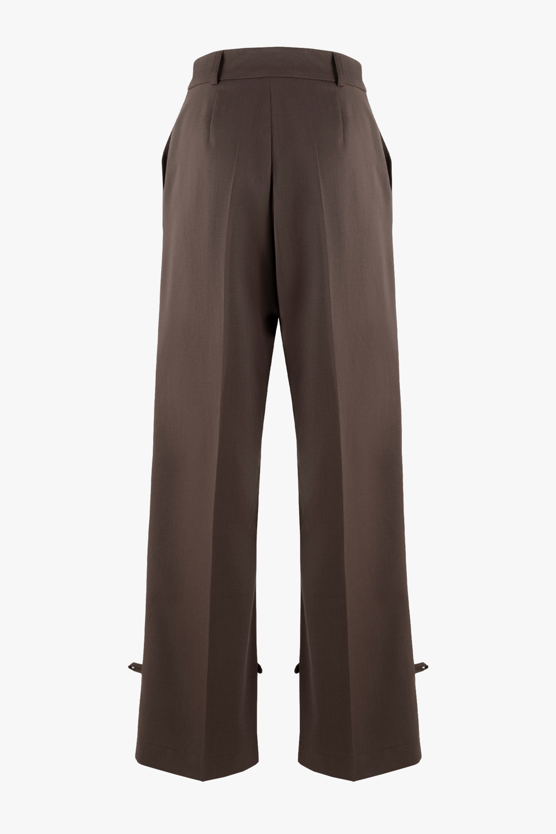 ELEGANT TROUSERS, FASTENED AT THE BOTTOM made by BENU Studio