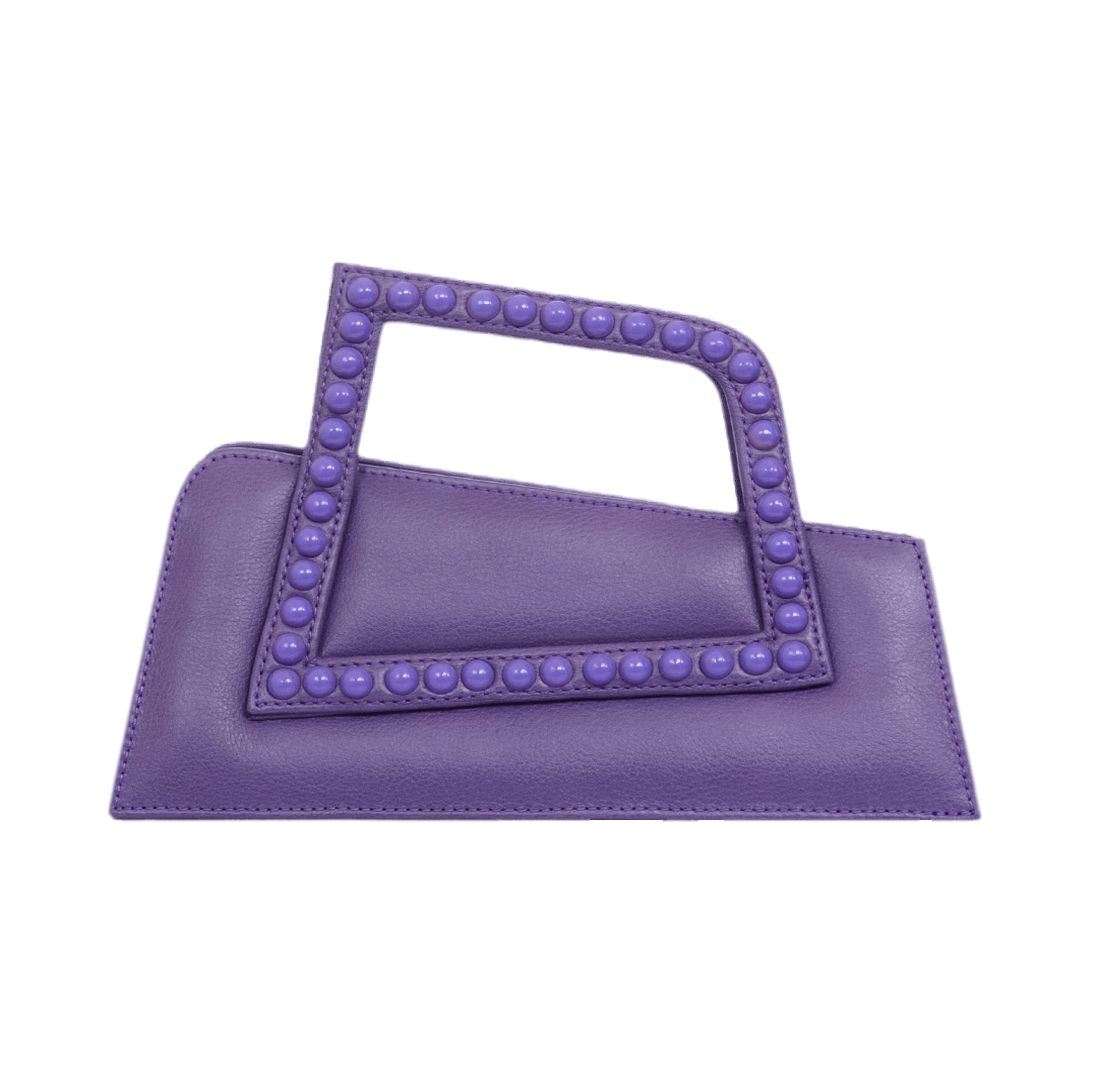 Jalila - Purple - Top Handle Bag made by ALIEL