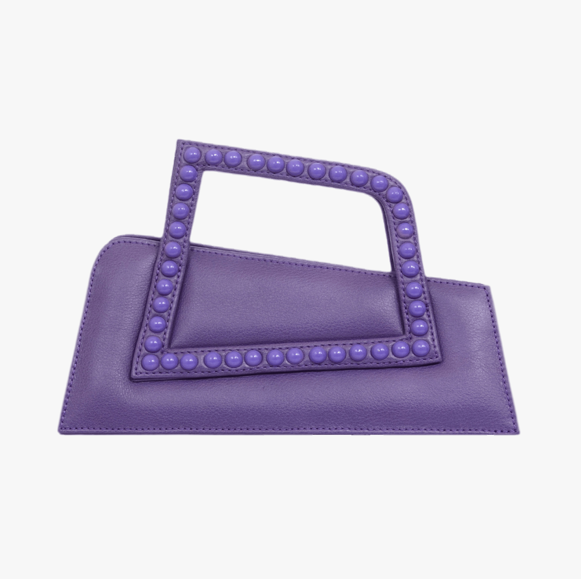 Jalila - Purple - Top Handle Bag made by ALIEL