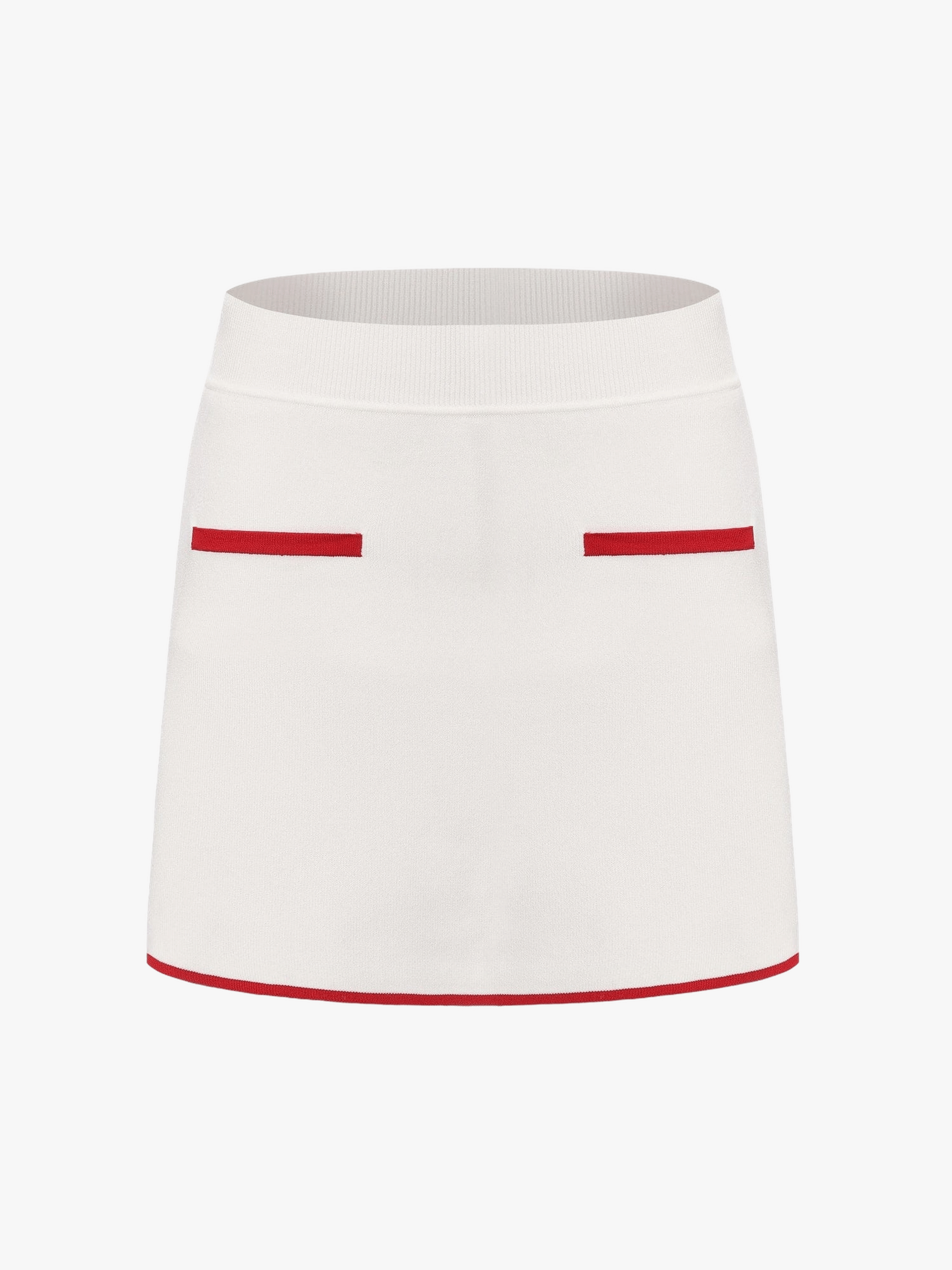 Wilhelmina Contrast A-Line White Skirt made by Nana Jacqueline