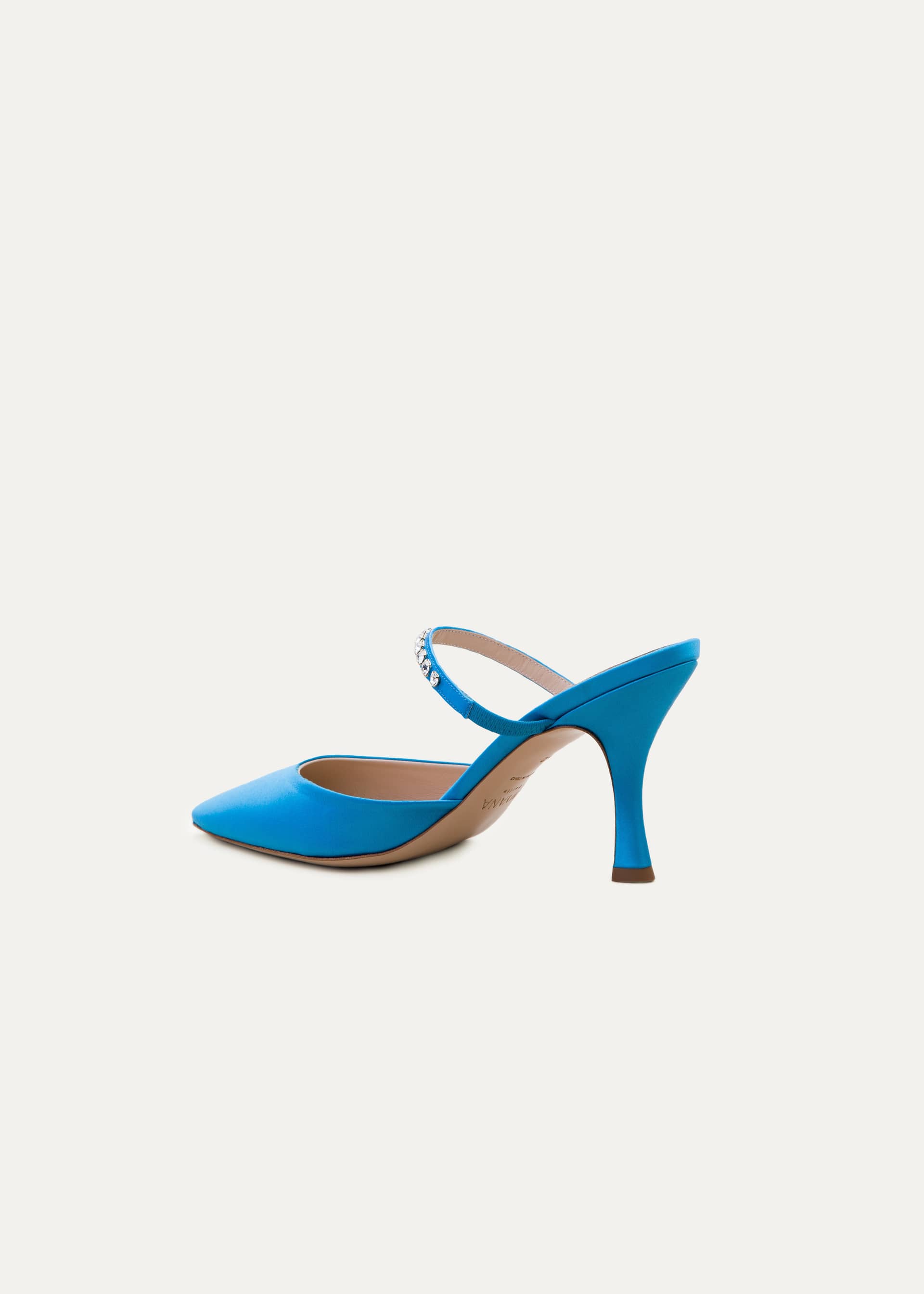 Louna Mules in Blue made by Miyana Berlin