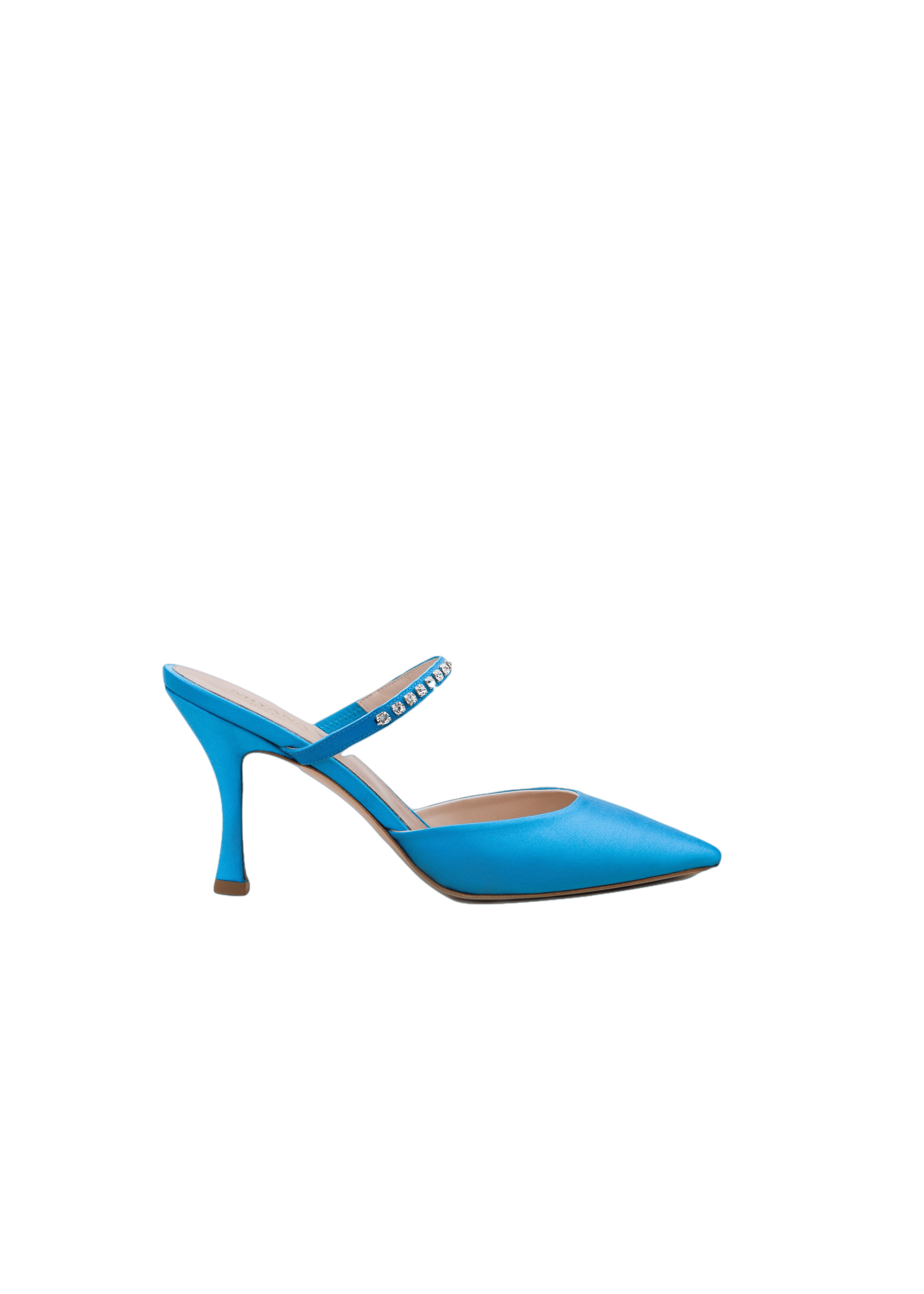 Louna Mules in Blue made by Miyana Berlin