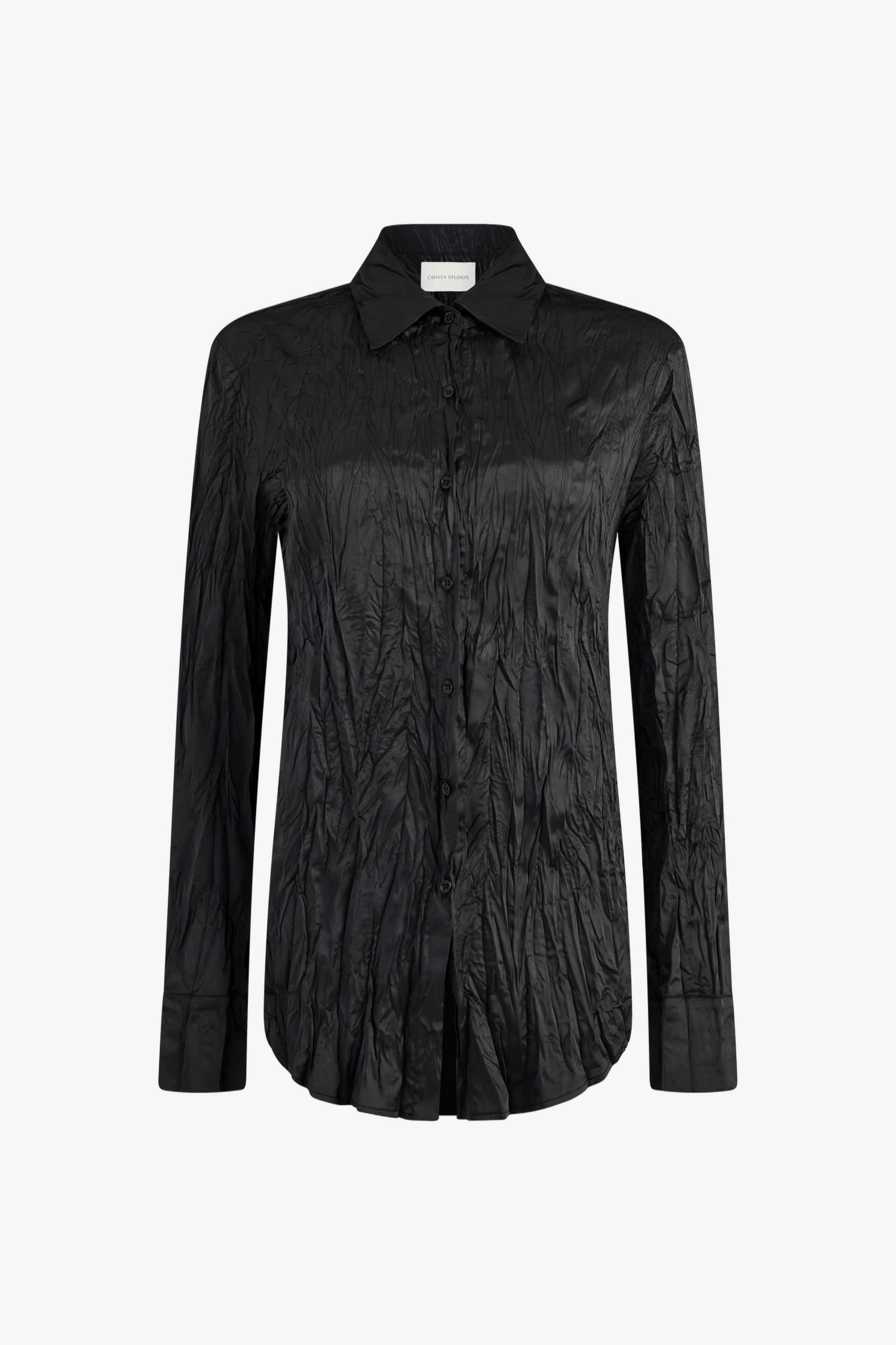 Crinkle Satin Shirt made by CAHAYA STUDIOS