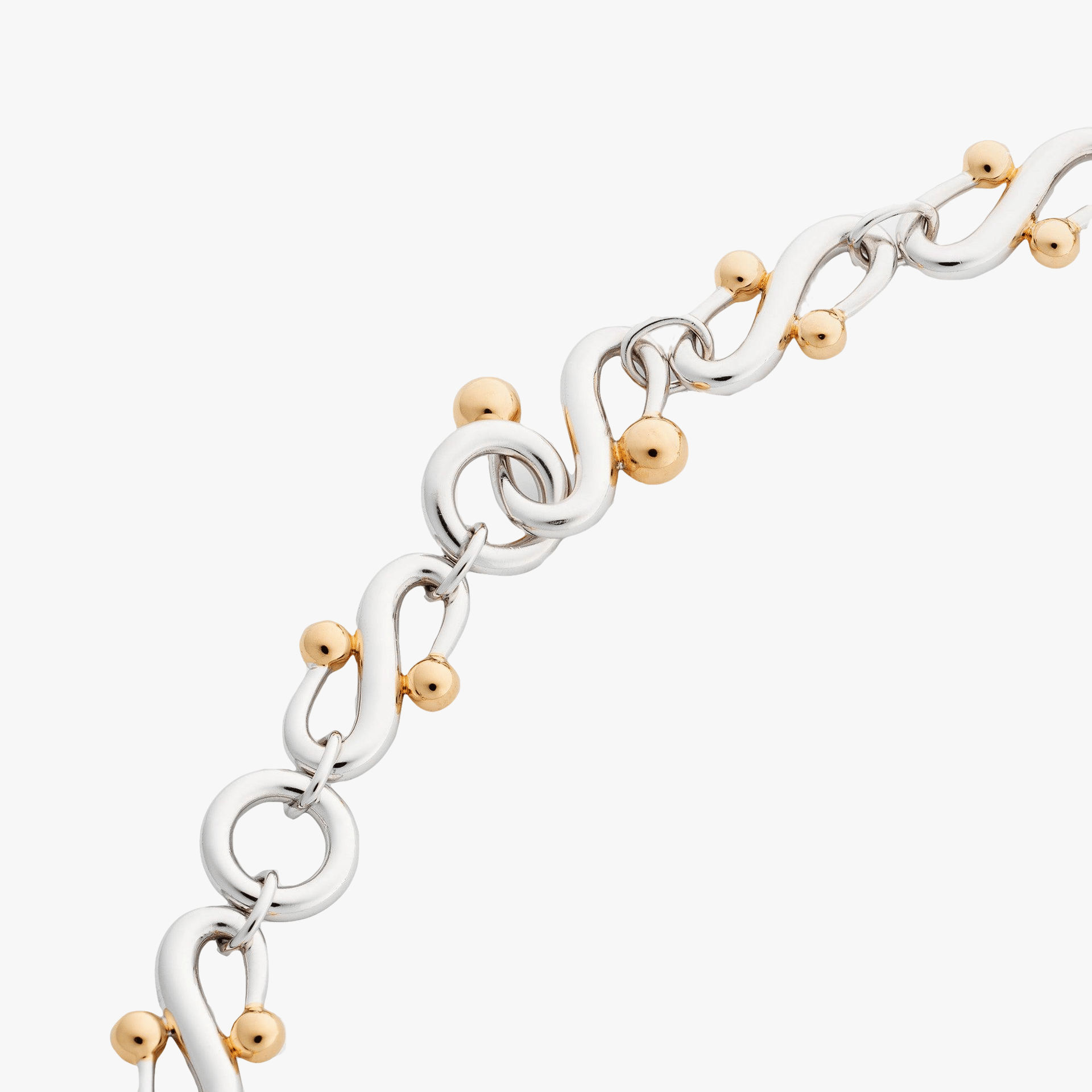 FALCAT NECKLACE - RHODIUM & VERMEIL made by ENNUI