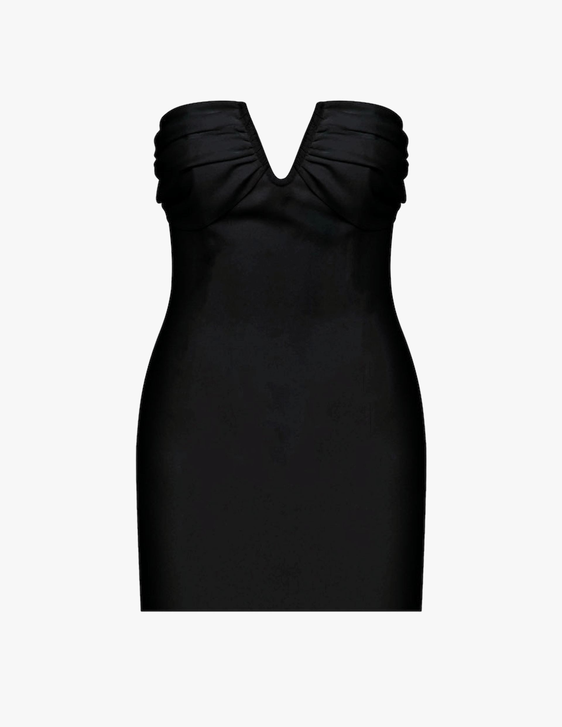 Miora Crepe Mini Dress in Black made by Nazli Ceren