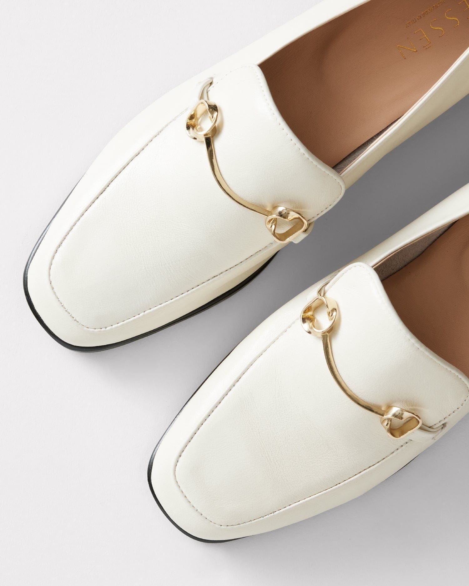 The Modern Moccasin - Butter With Hardware made by ESSEN