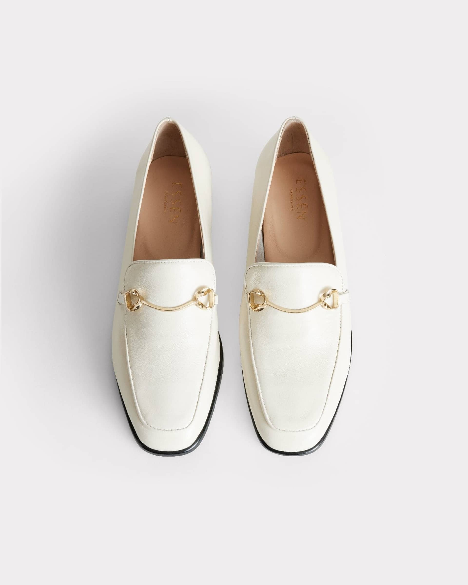 The Modern Moccasin - Butter With Hardware made by ESSEN