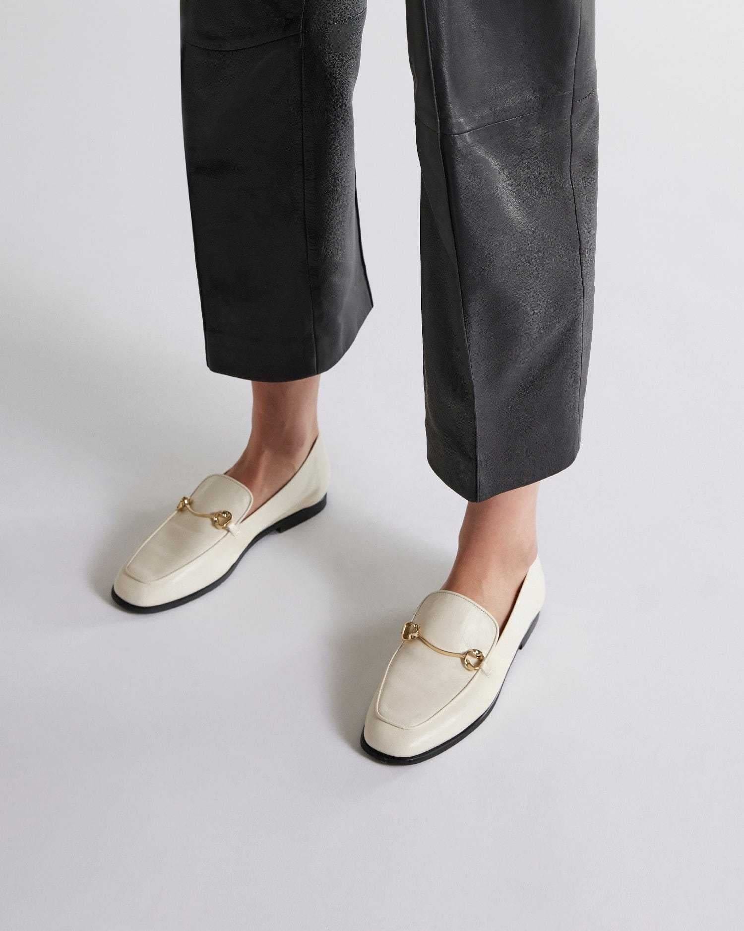 The Modern Moccasin - Butter With Hardware made by ESSEN