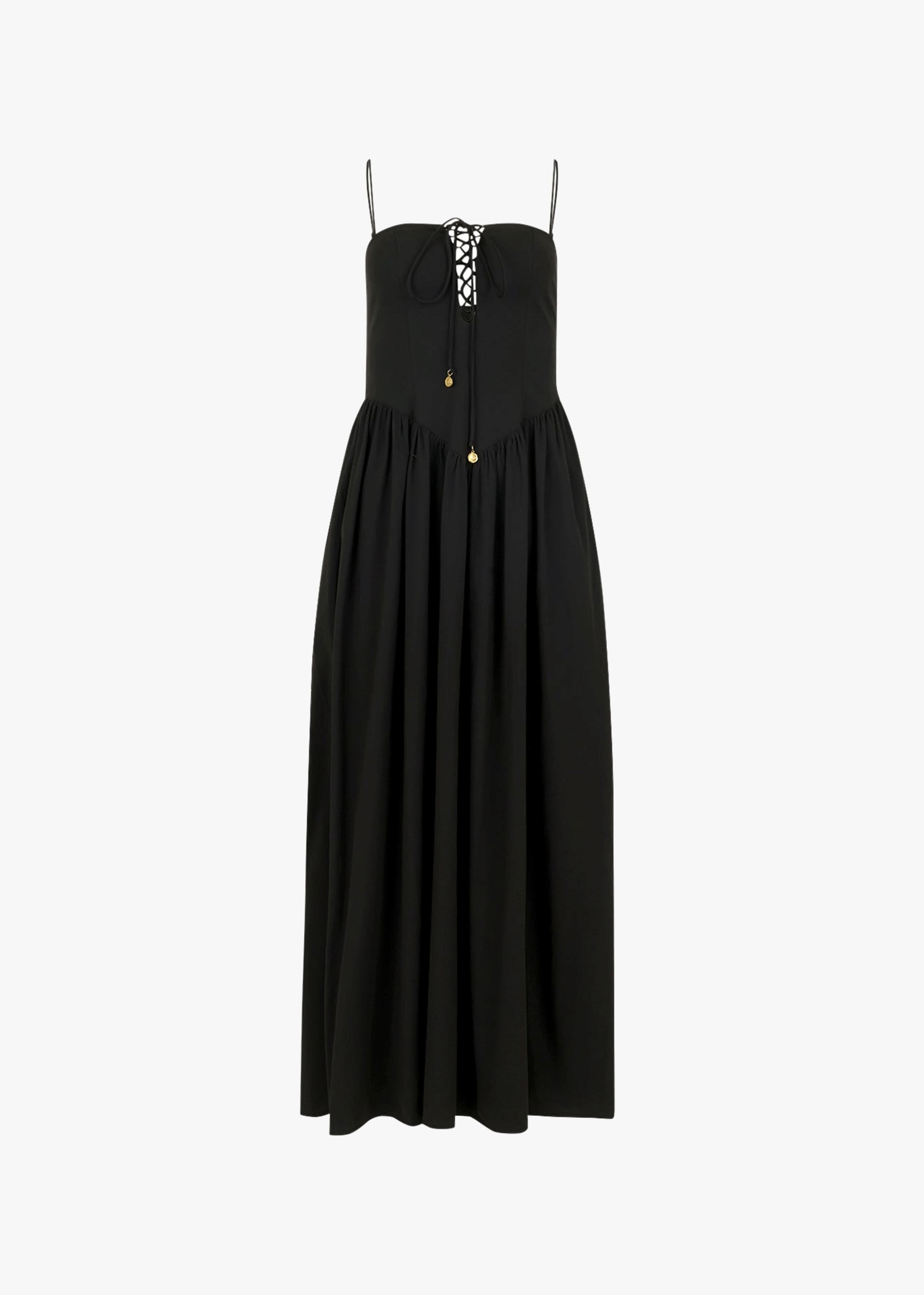 Raquel Drop Waist Maxi Dress made by Decolet The Label