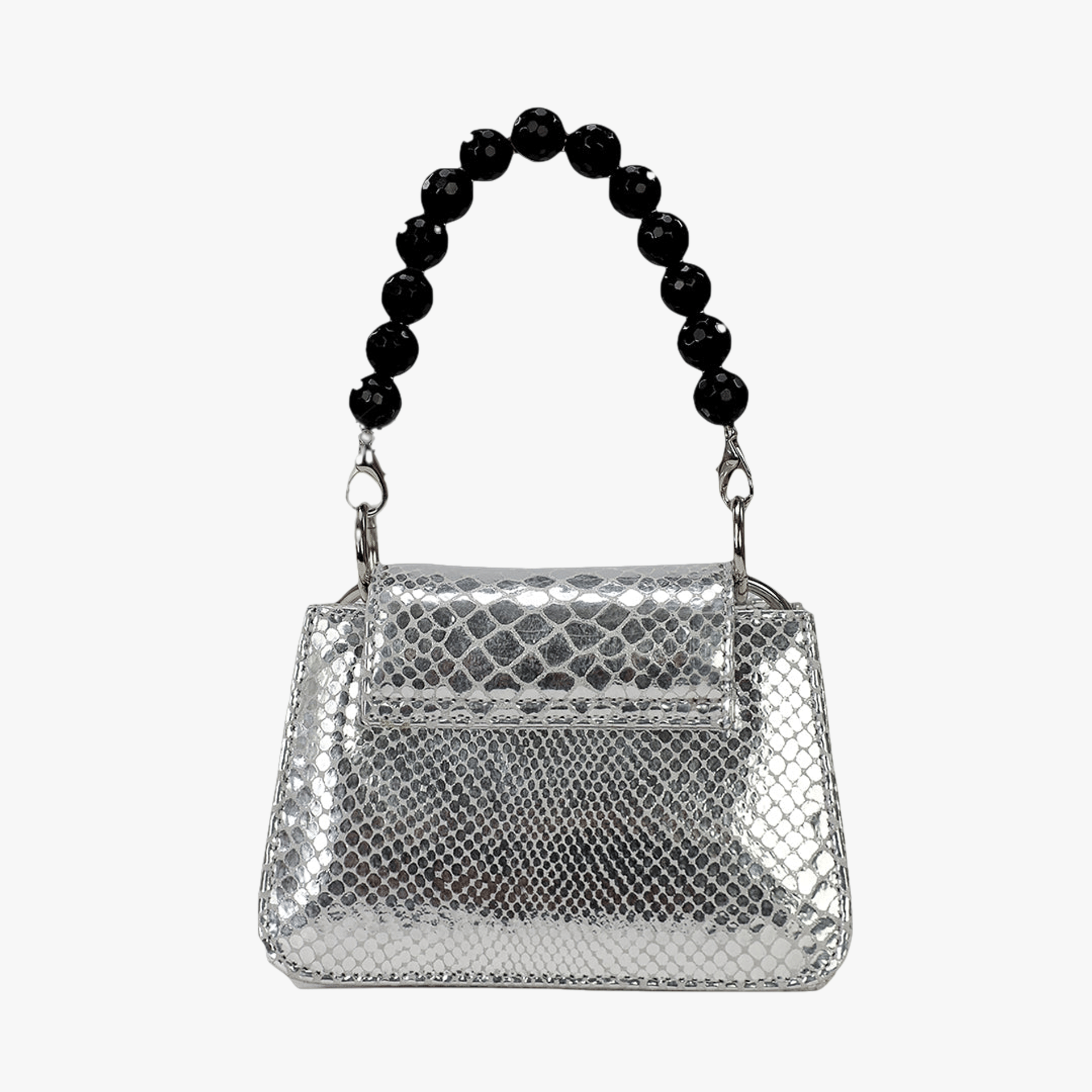 Horra - Metallic Silver - Mini Bag made by ALIEL