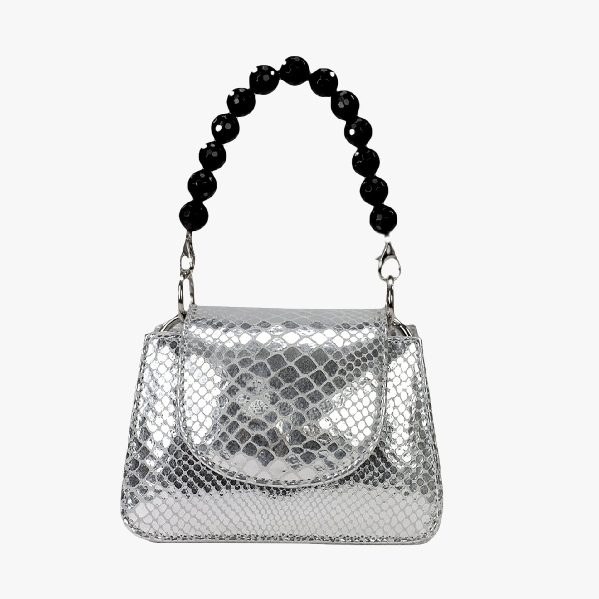 Horra - Metallic Silver - Mini Bag made by ALIEL