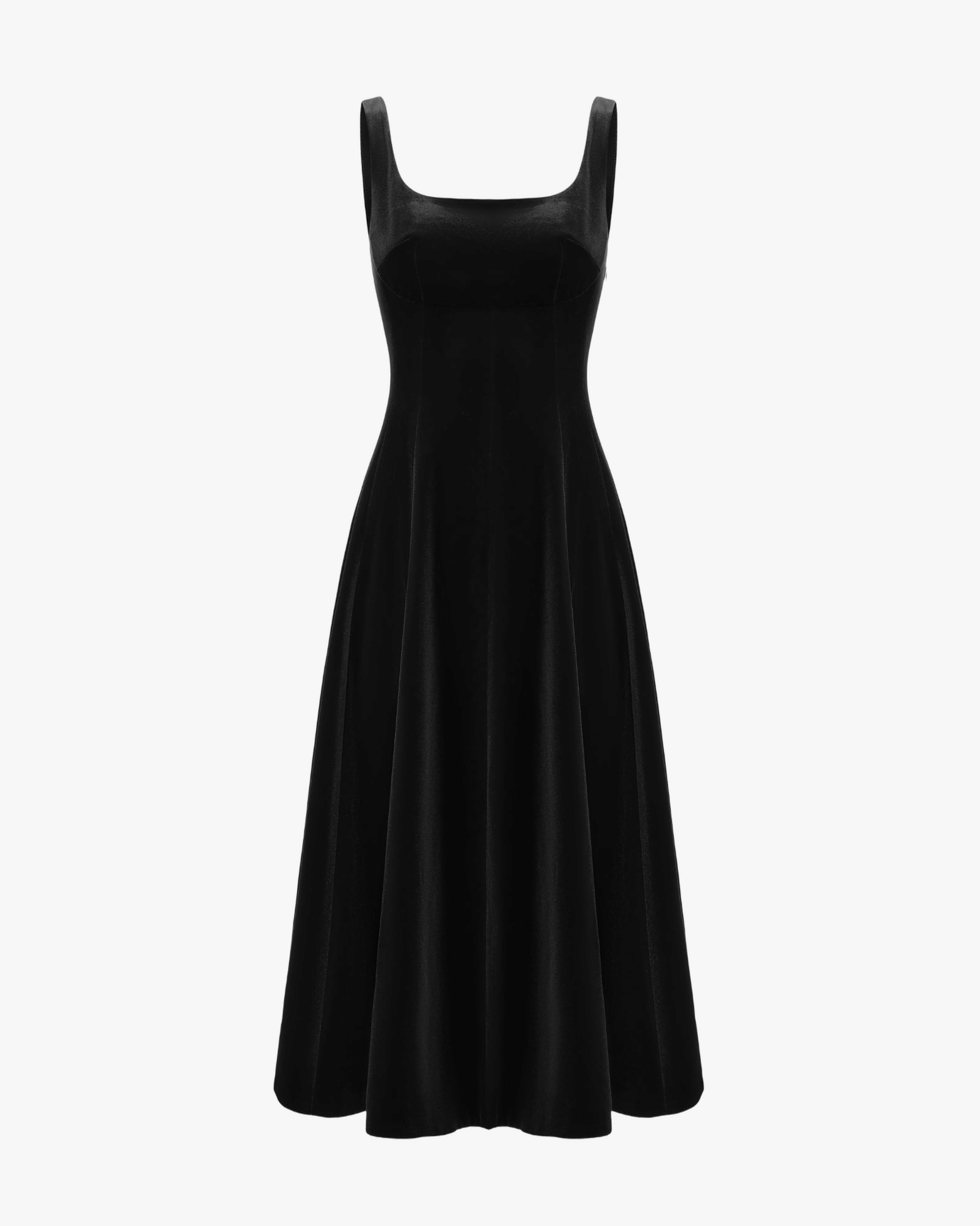 Eleanora Velvet Maxi Dress (Black) made by Nana Jacqueline