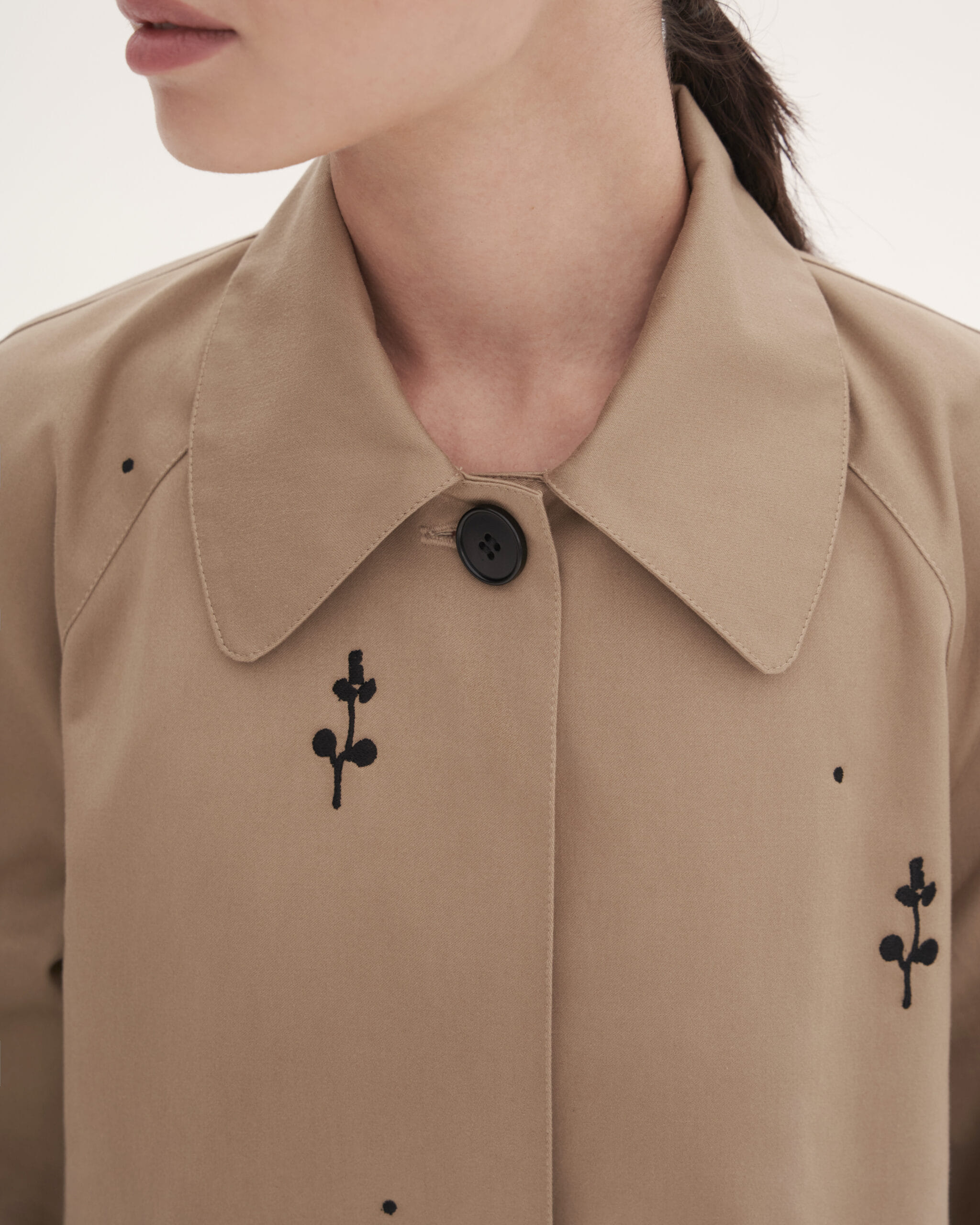 Beige Trench Coat made by DELEGAN Clothes