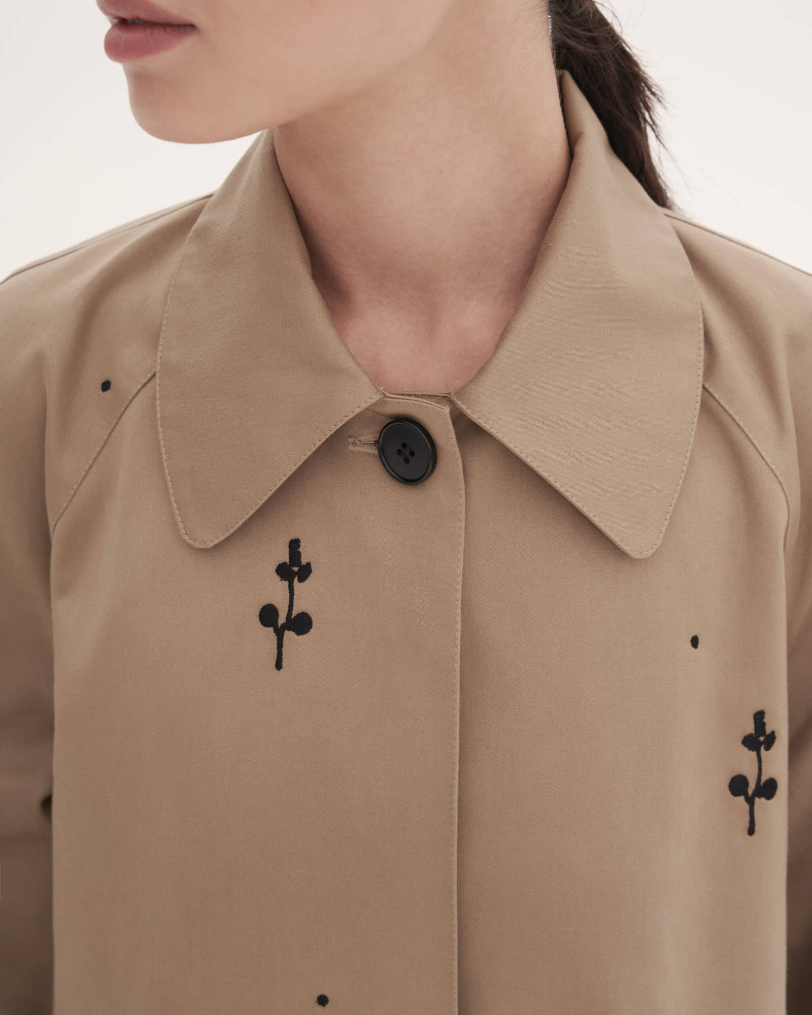 Beige Trench Coat made by DELEGAN Clothes