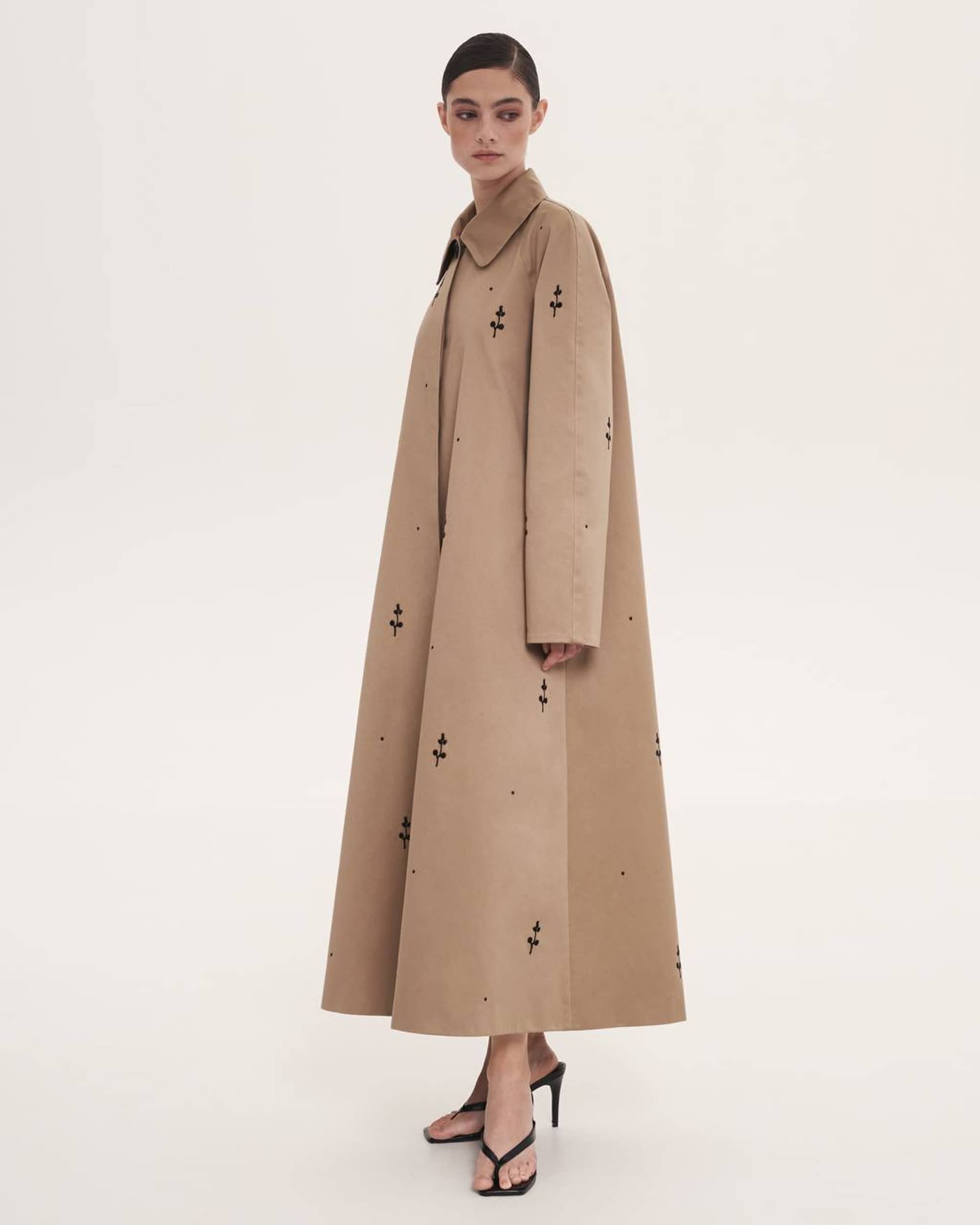 Beige Trench Coat made by DELEGAN Clothes