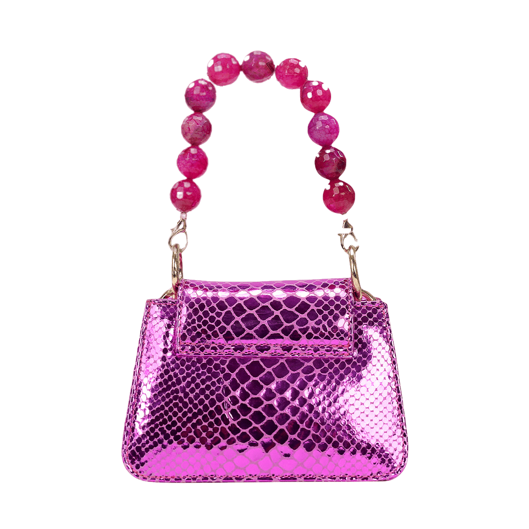Horra - Metallic Fuschia - Mini Bag made by ALIEL