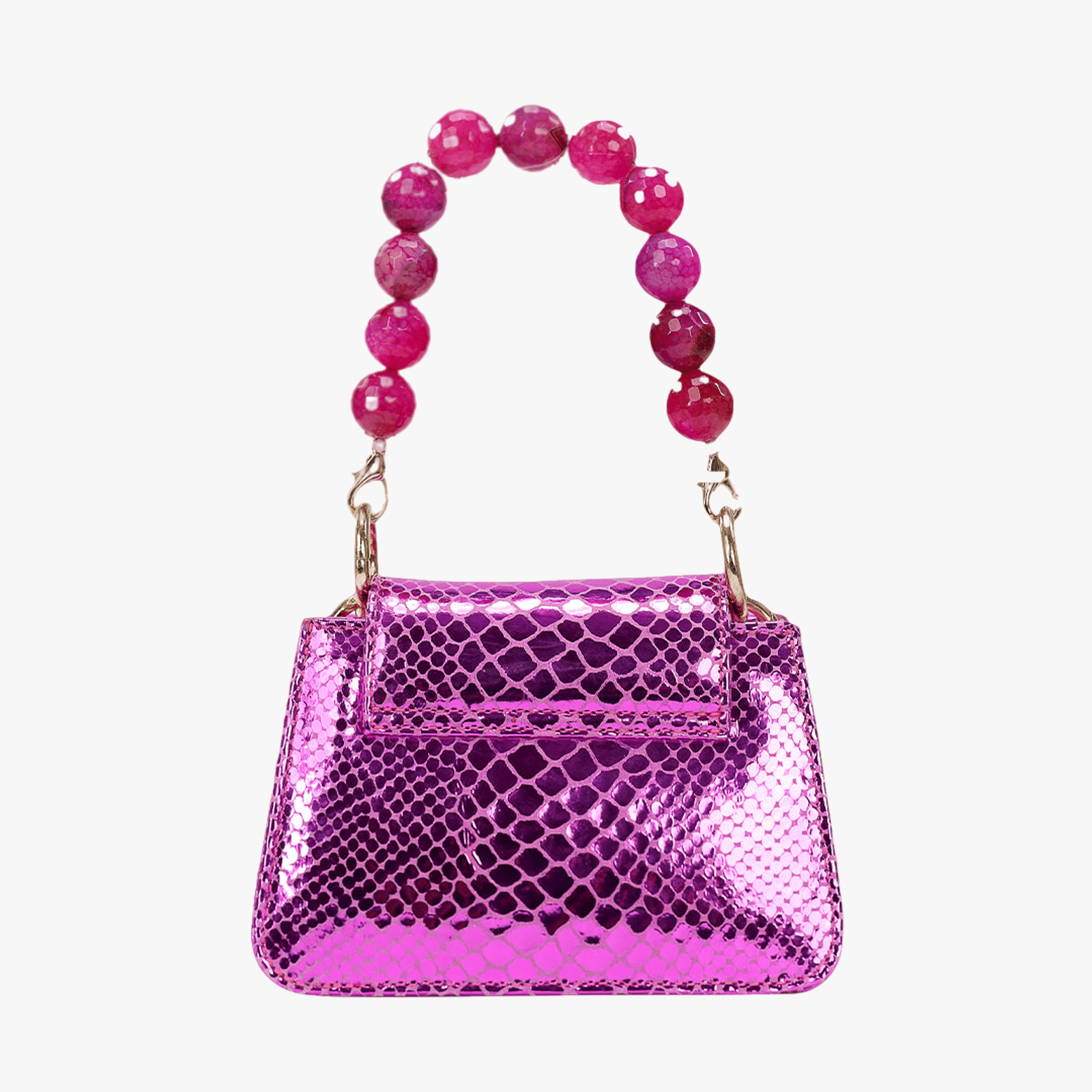 Horra - Metallic Fuschia - Mini Bag made by ALIEL
