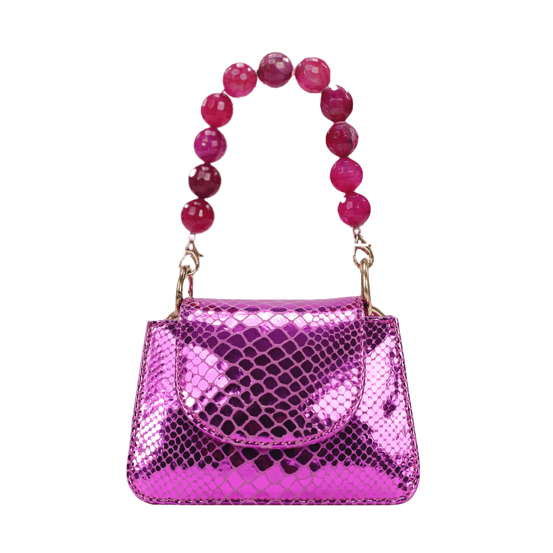 Horra - Metallic Fuschia - Mini Bag made by ALIEL