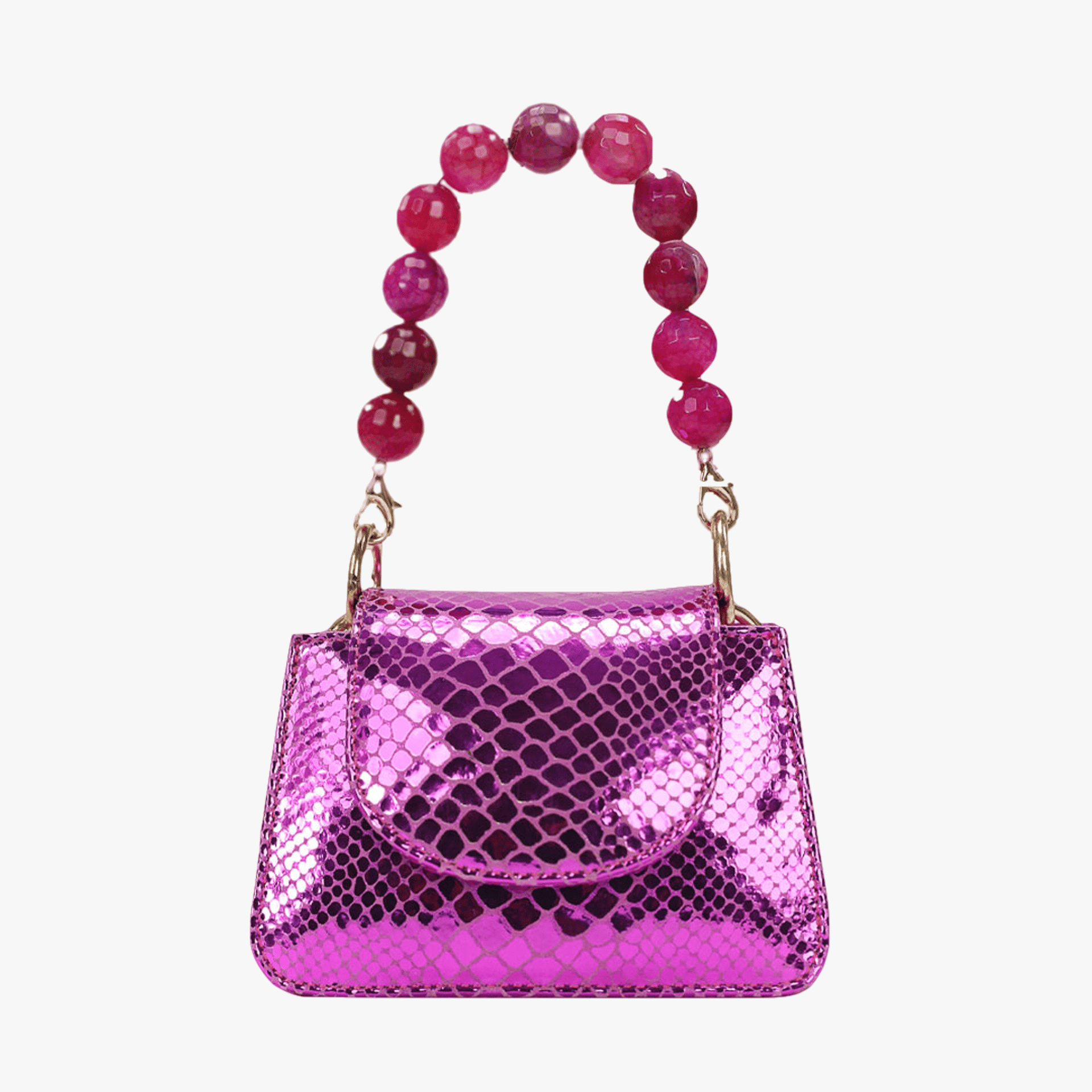 Horra - Metallic Fuschia - Mini Bag made by ALIEL