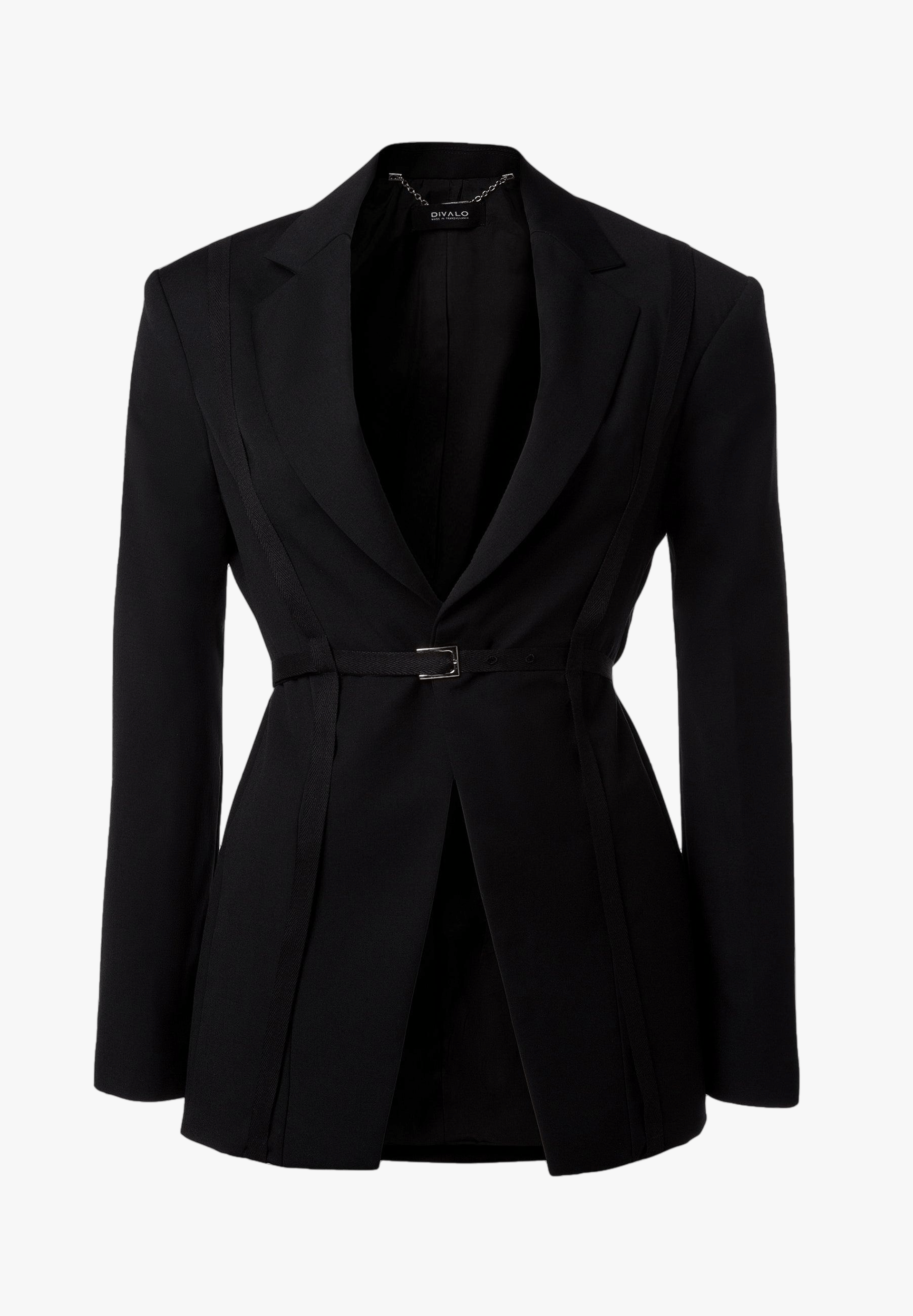HARKOV black wool blazer in Black made by DIVALO