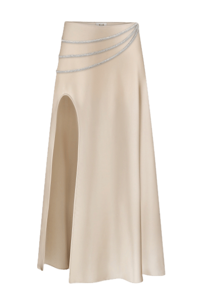 Laetitia silk skirt made by NUÉ