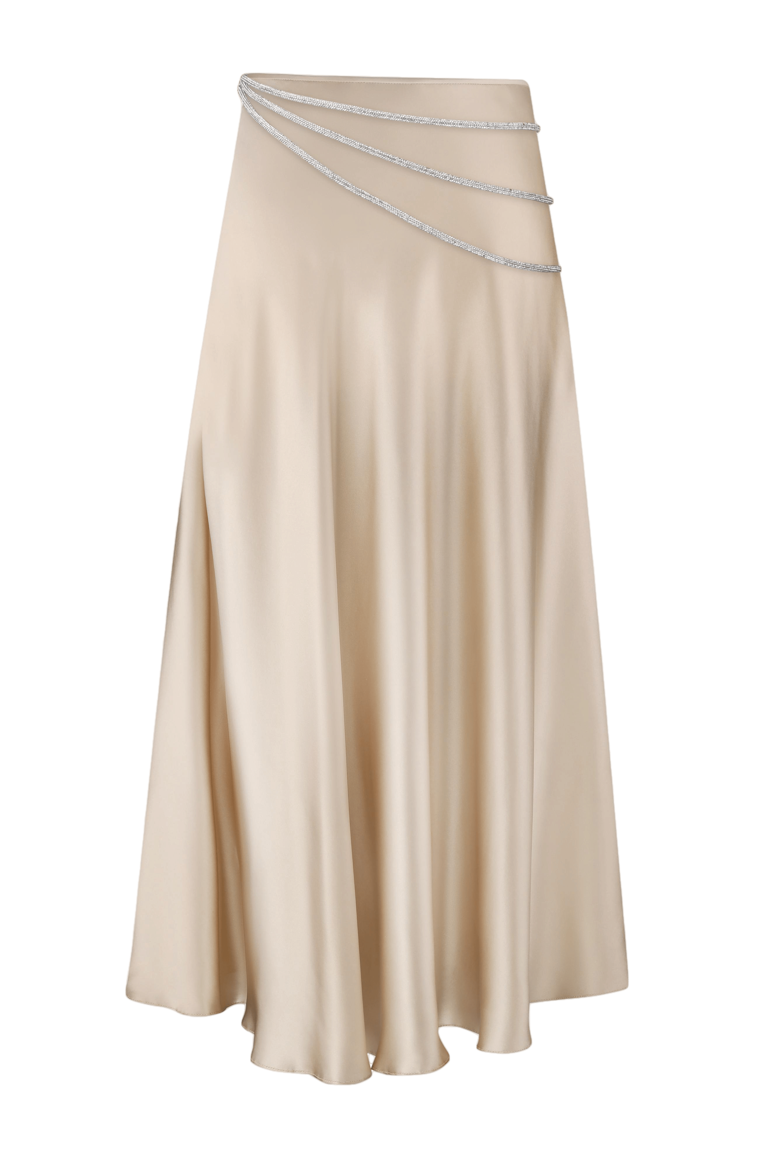 Laetitia silk skirt made by NUÉ