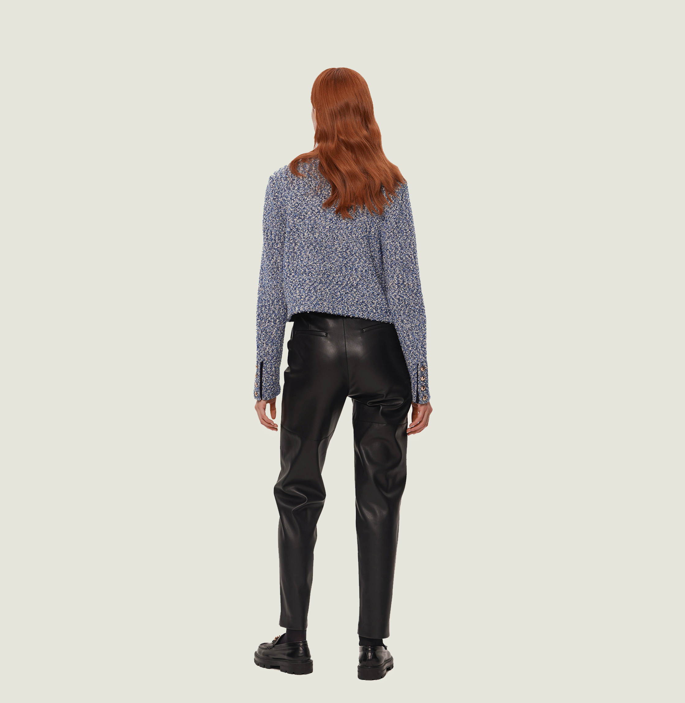 BOUCLÉ JACKET WITH POCKETS made by CRUSH Collection