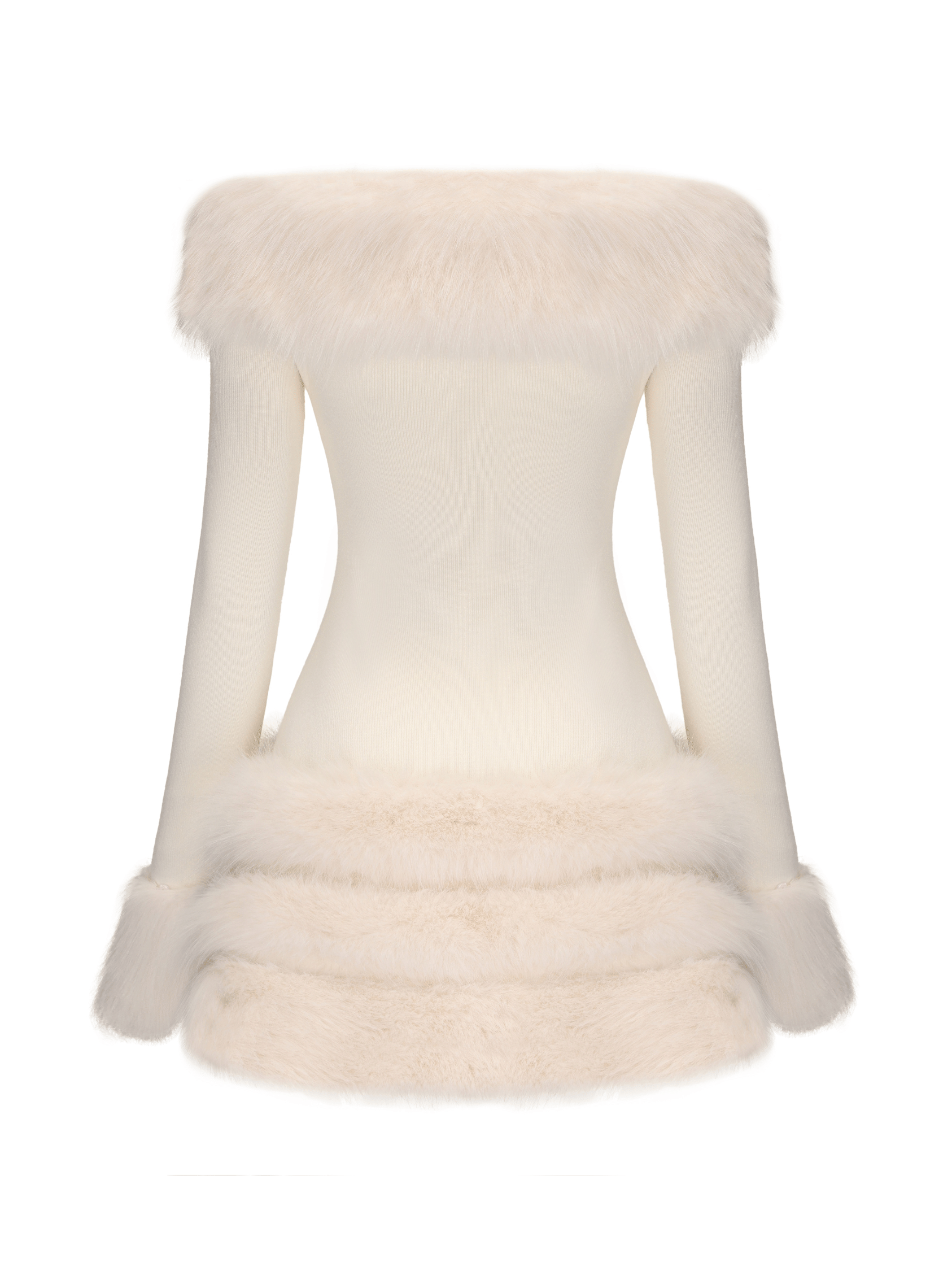 Mila Fur Dress made by Nana Jacqueline