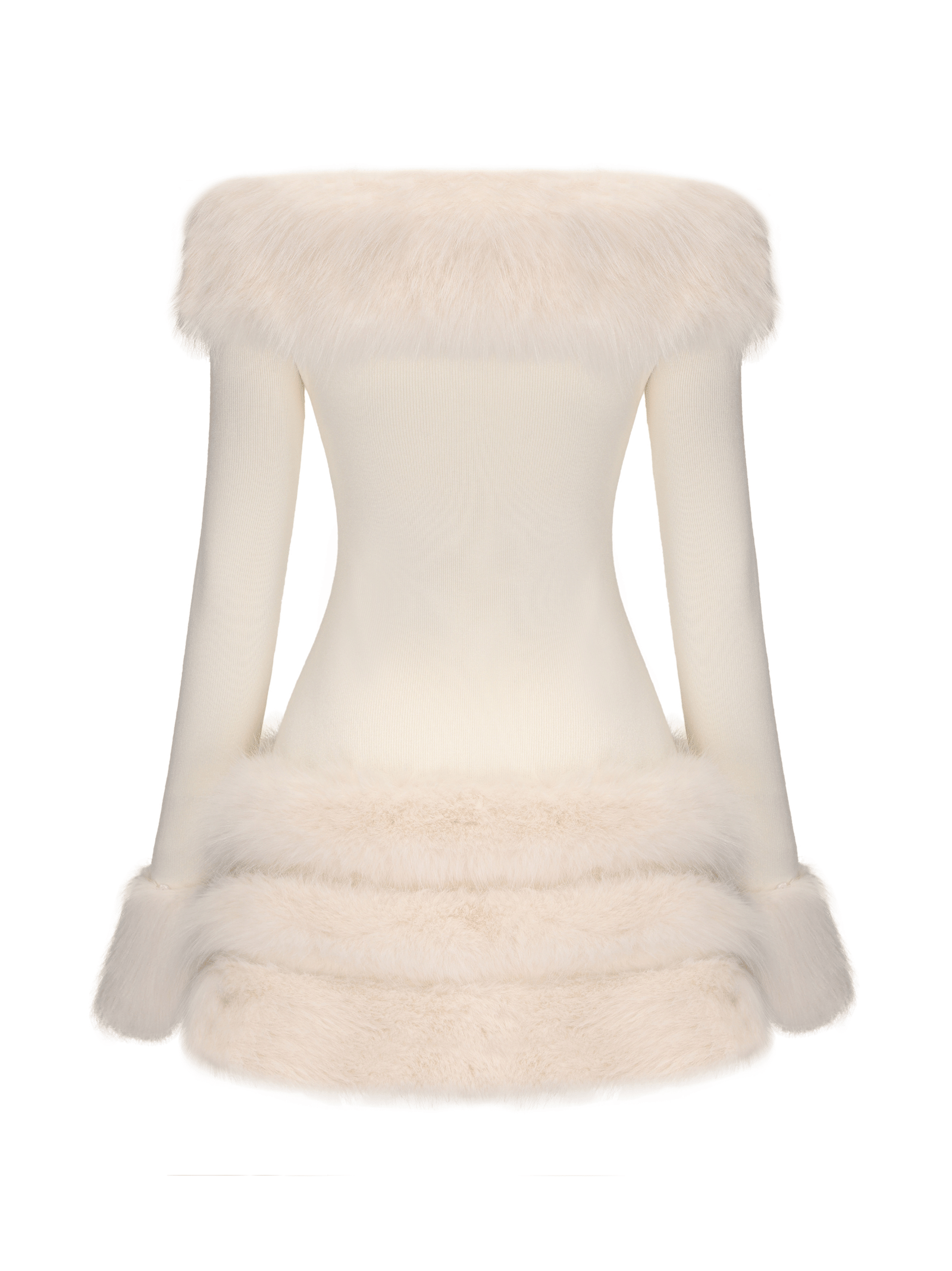 Mila Fur Dress made by Nana Jacqueline