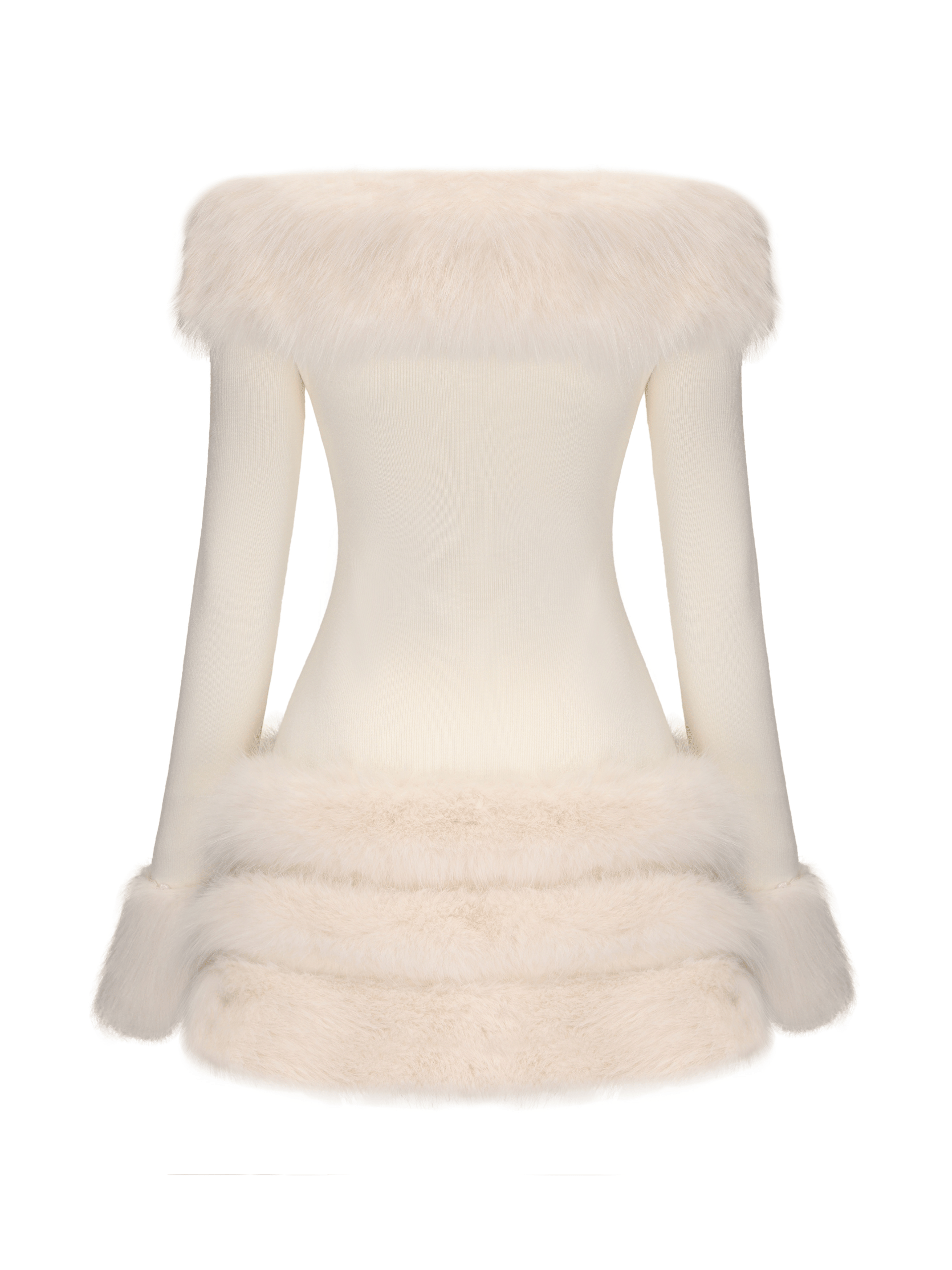 Mila Fur Dress made by Nana Jacqueline