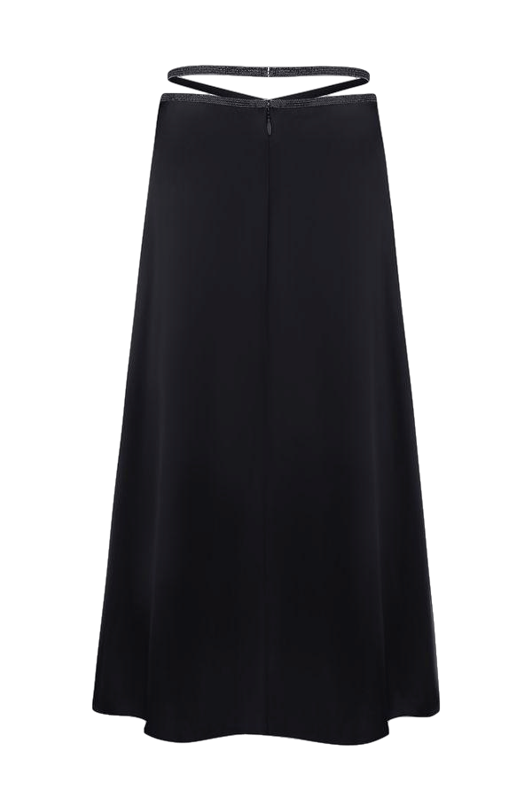 Silk Skirt Midi made by NUÉ