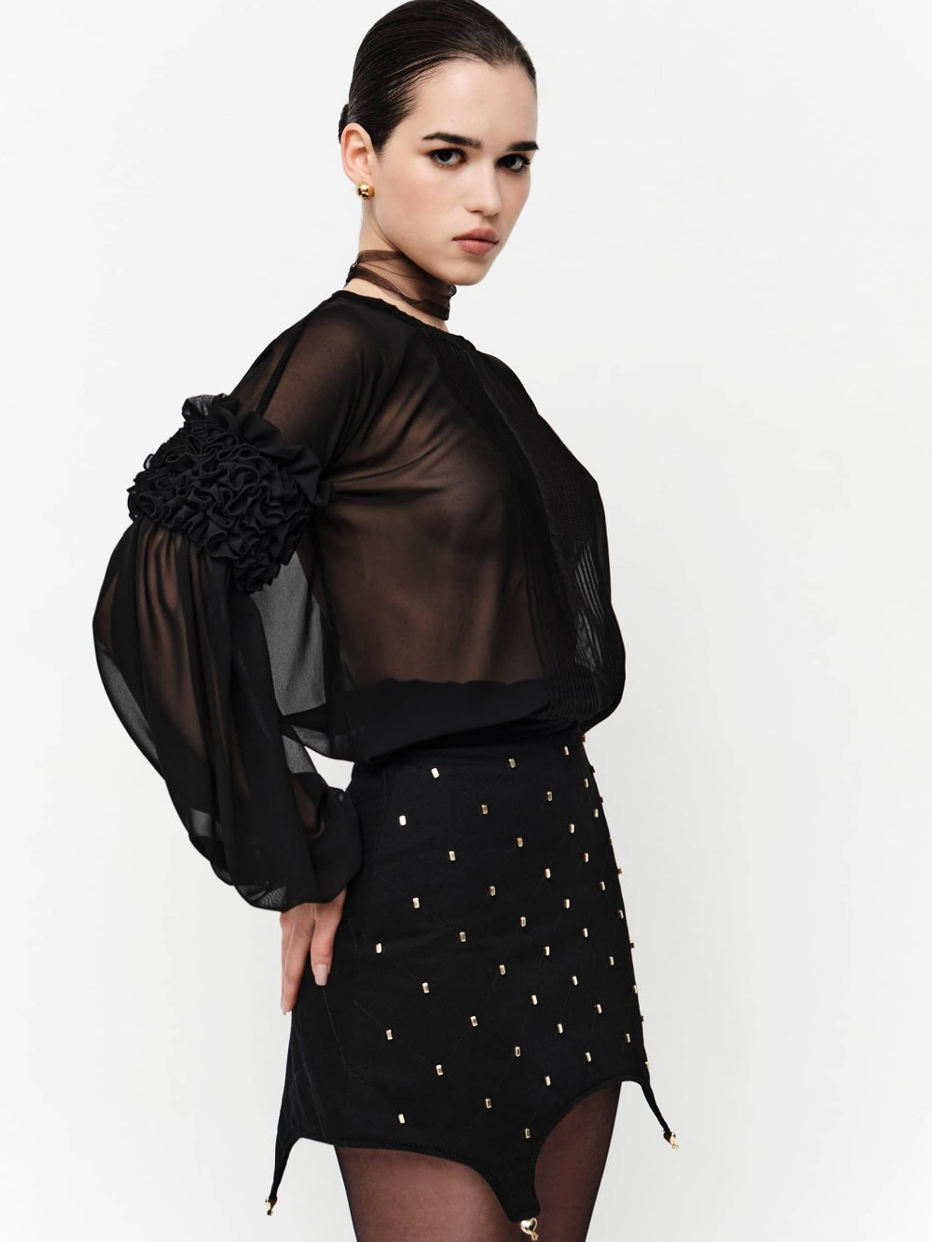 Black Blouse made by Guranda