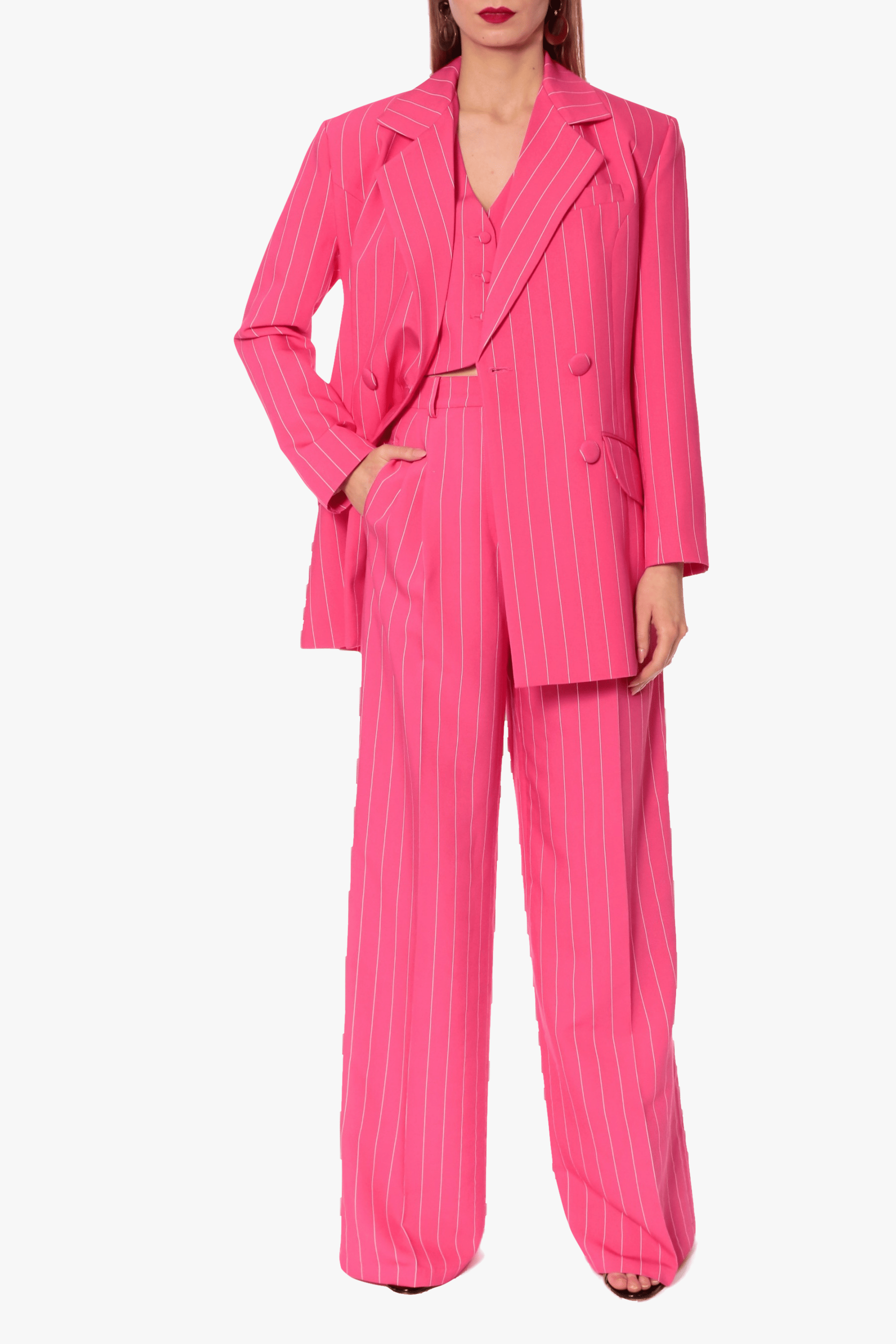Blazer Tiffany Hot Pink in Pink made by HALEWSKI