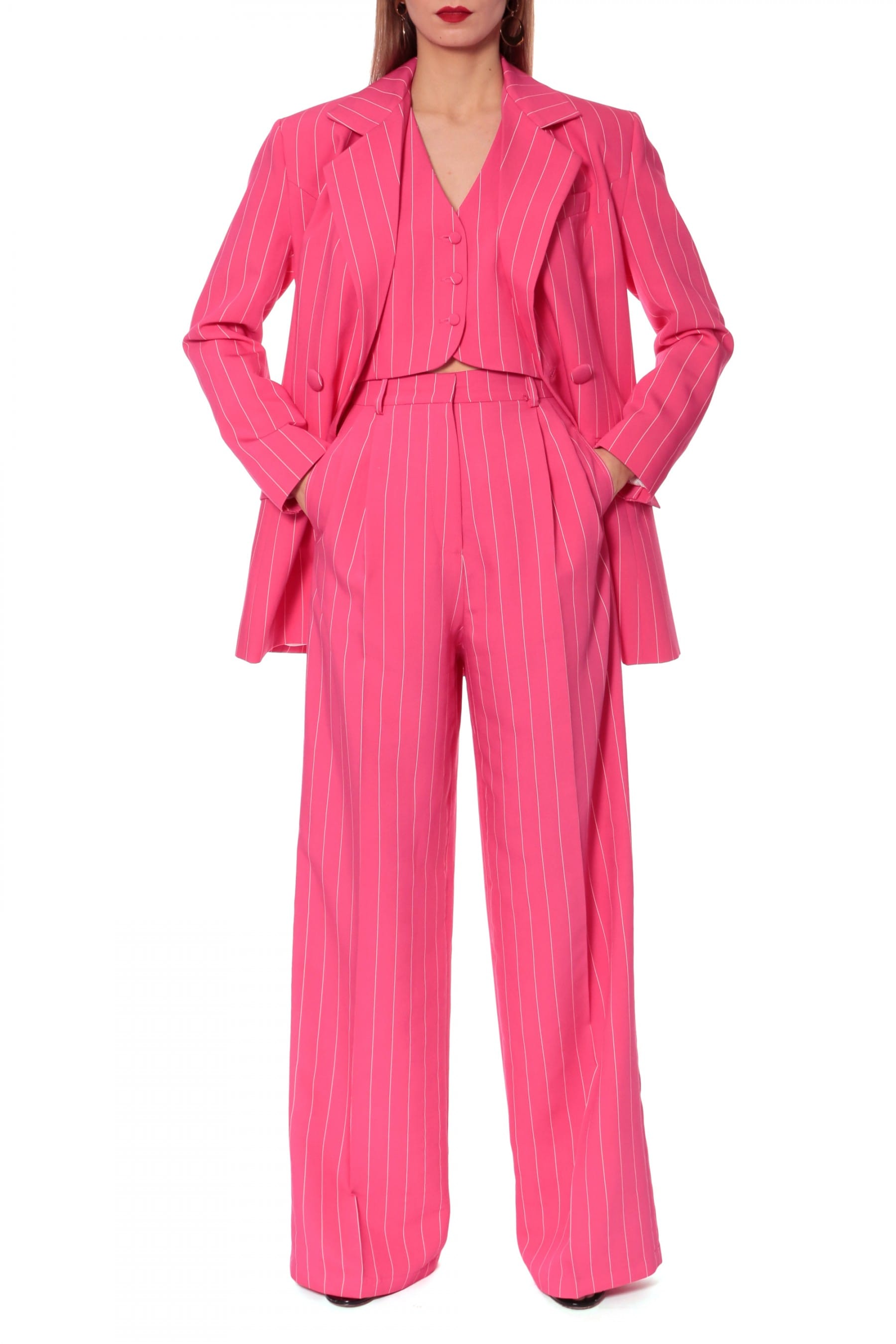 Blazer Tiffany Hot Pink in Pink made by HALEWSKI