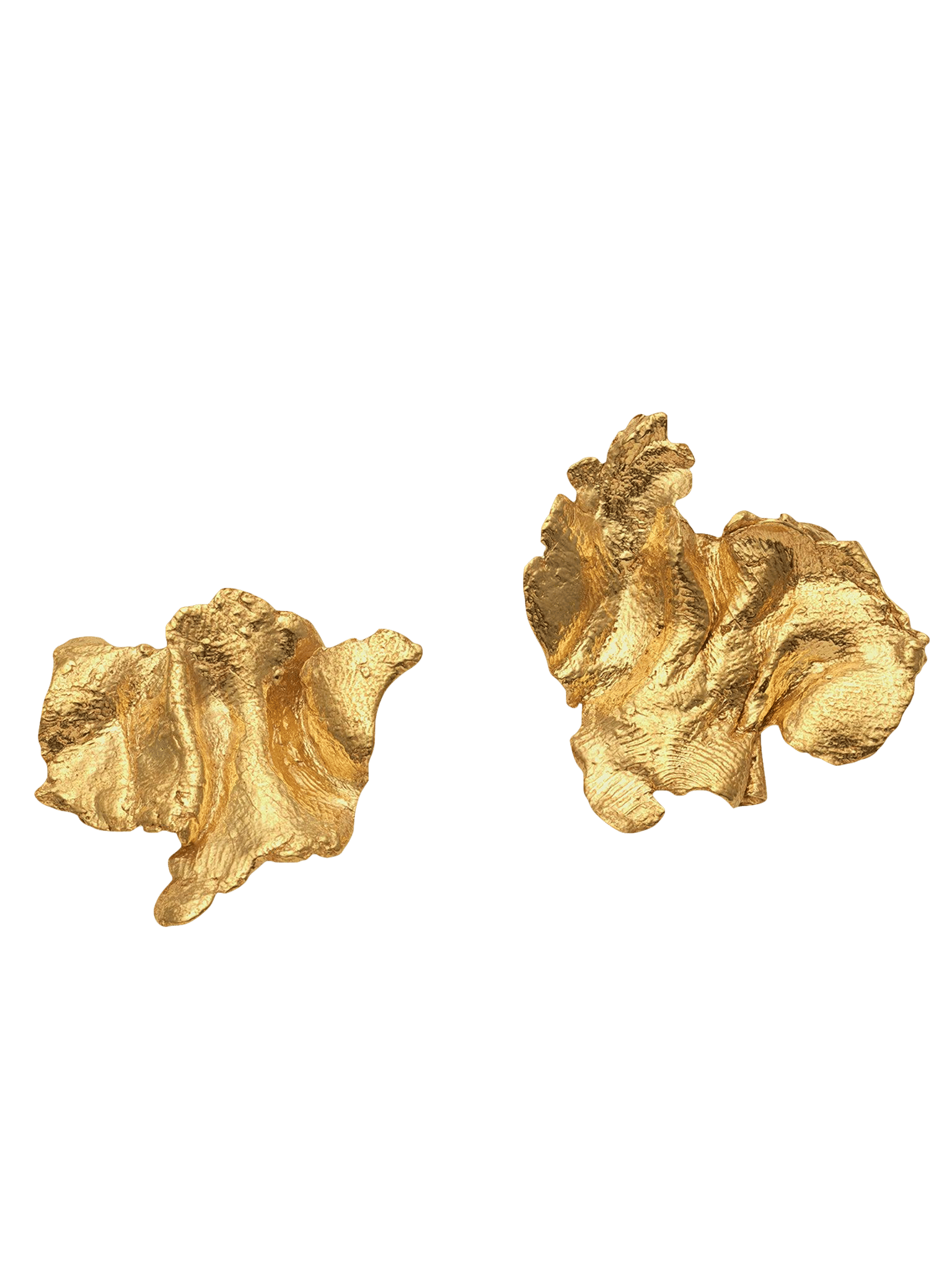 Artemis Goddess Earrings Gold in Gold made by Eva Remenyi