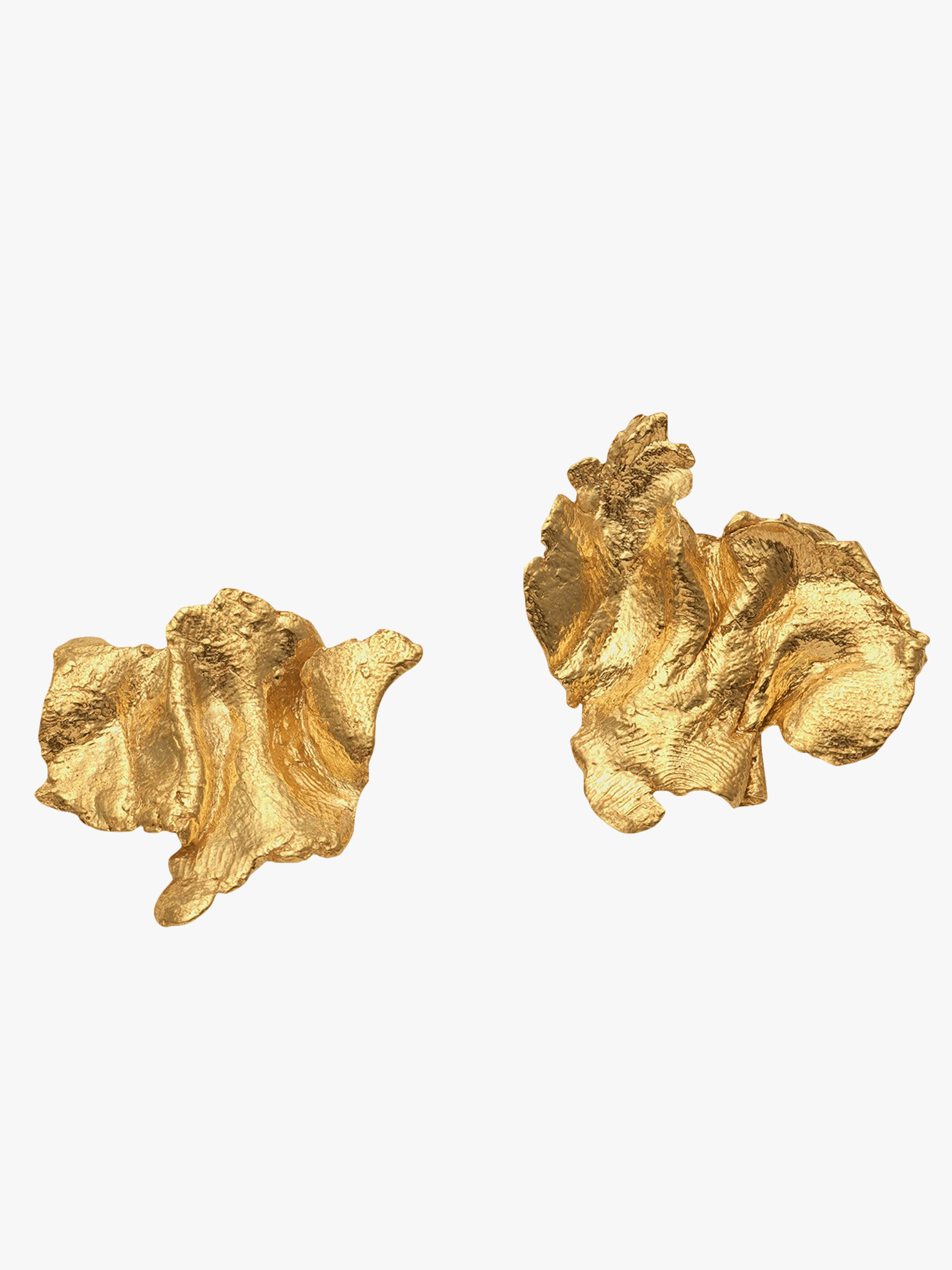 Artemis Goddess Earrings Gold in Gold made by Eva Remenyi