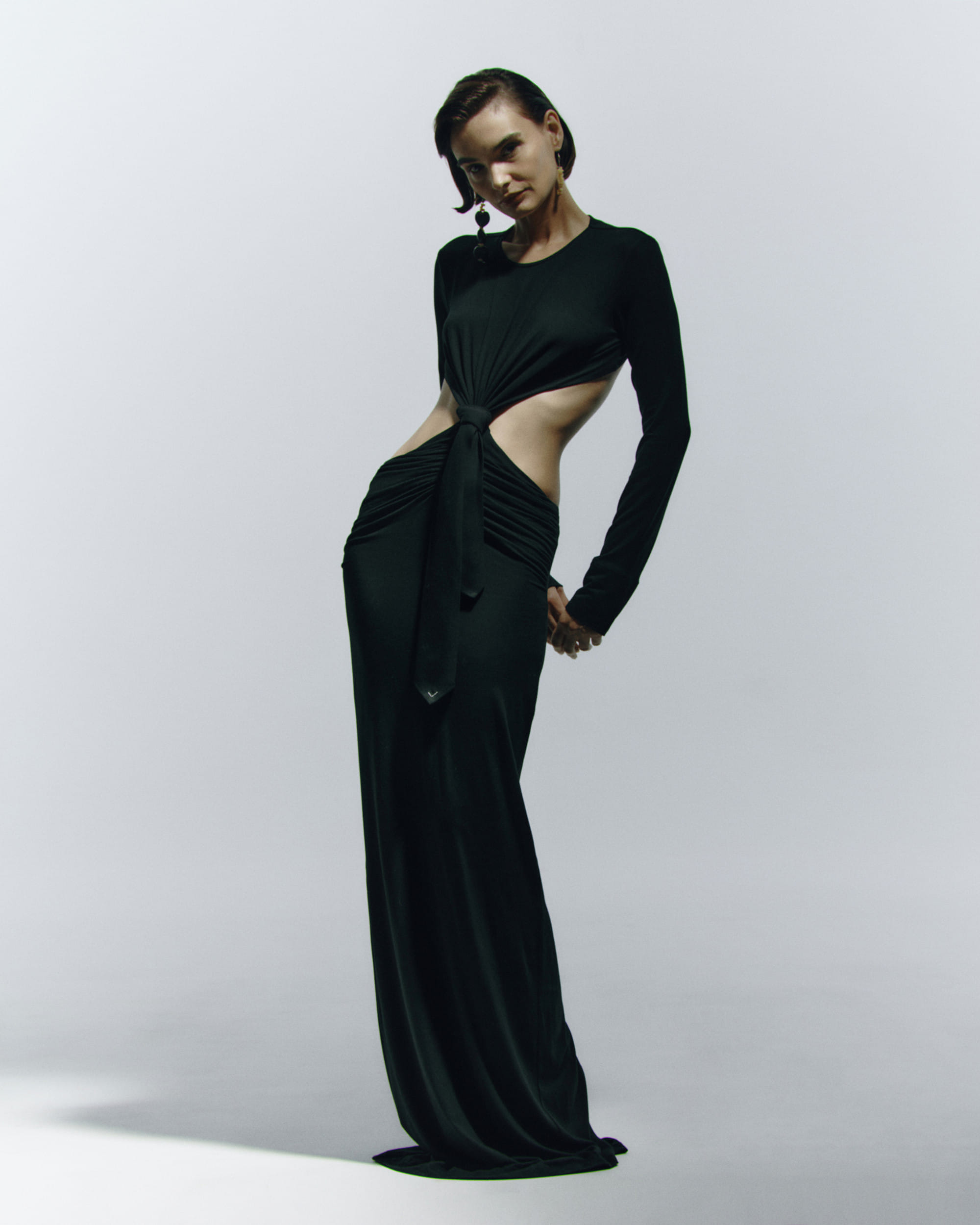 Mysterious Depths maxi dress made by Wiktoria Frankowska